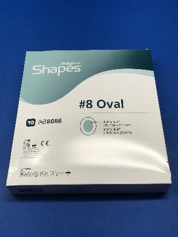 Ferris MFG 8086 PolyMen Shapes #8 Oval 4.0inch x 5.7inch  ~ Box of 10