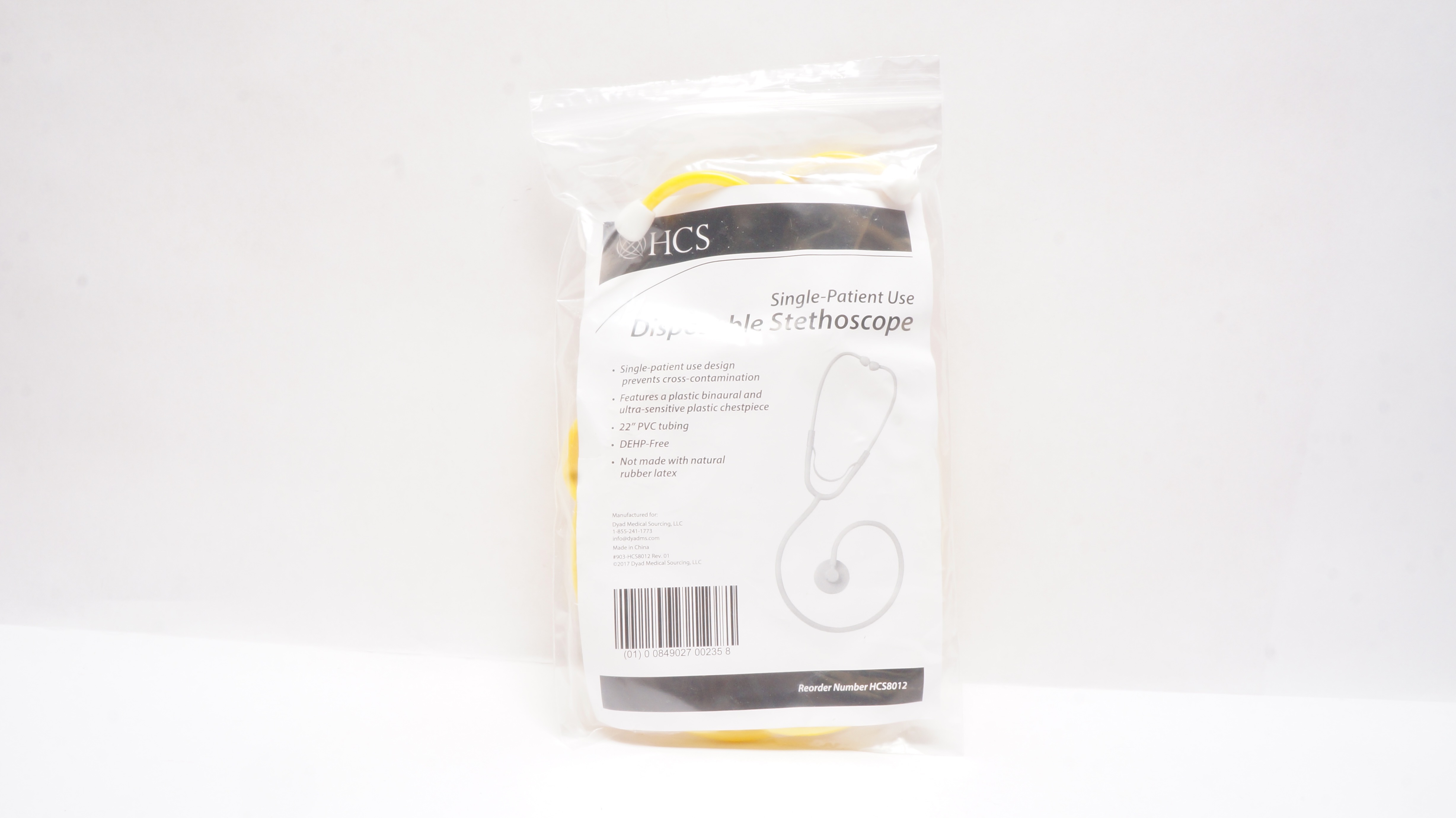 NCS HCS8012 Disposable Stethoscope