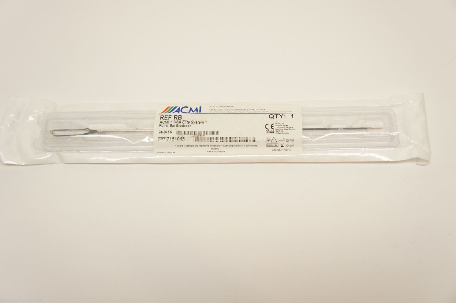 RB ~ ACMI Roller Bar Electrode 24/26Fr (x)