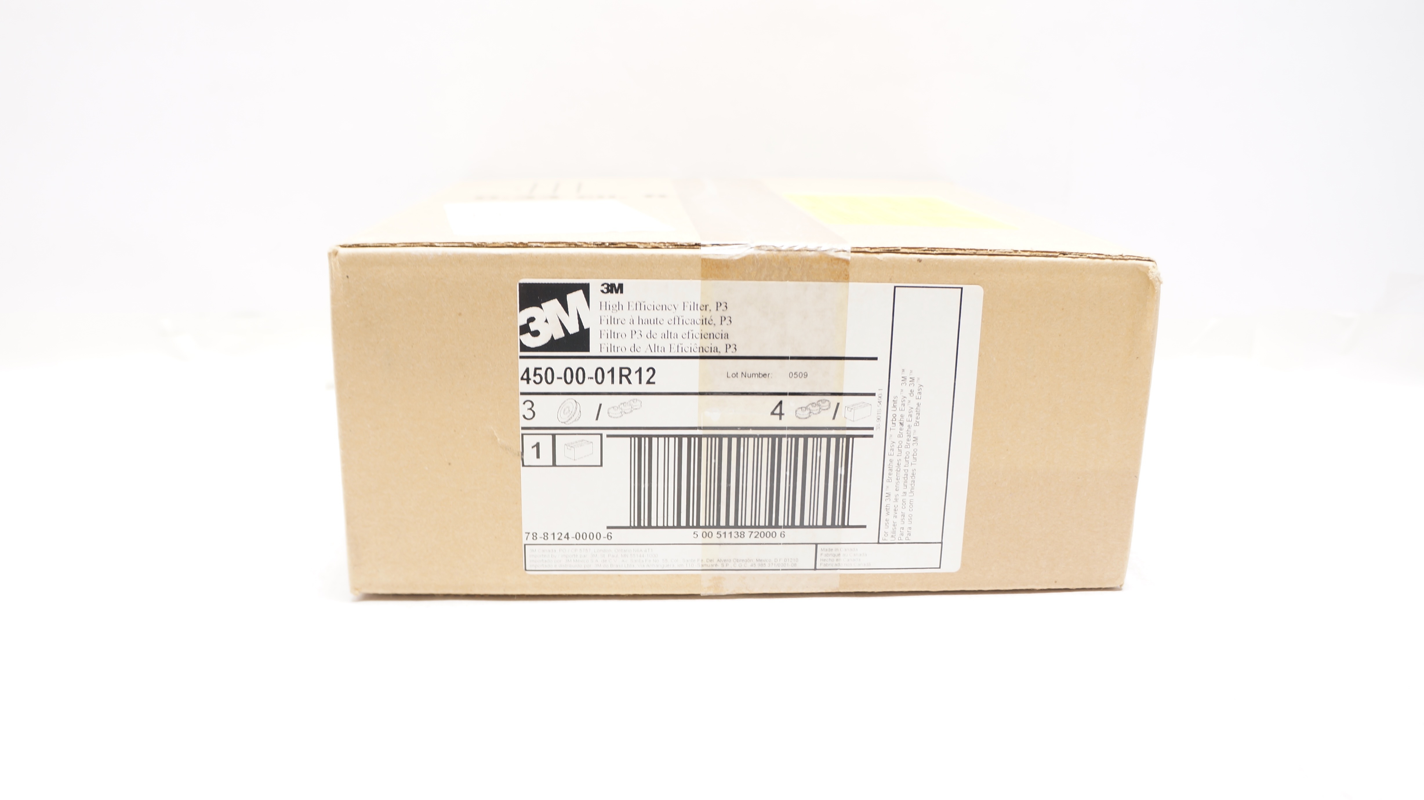 3M 450-00-01R12 Breathe Easy High Efficiency Filter P3 - Case of 12