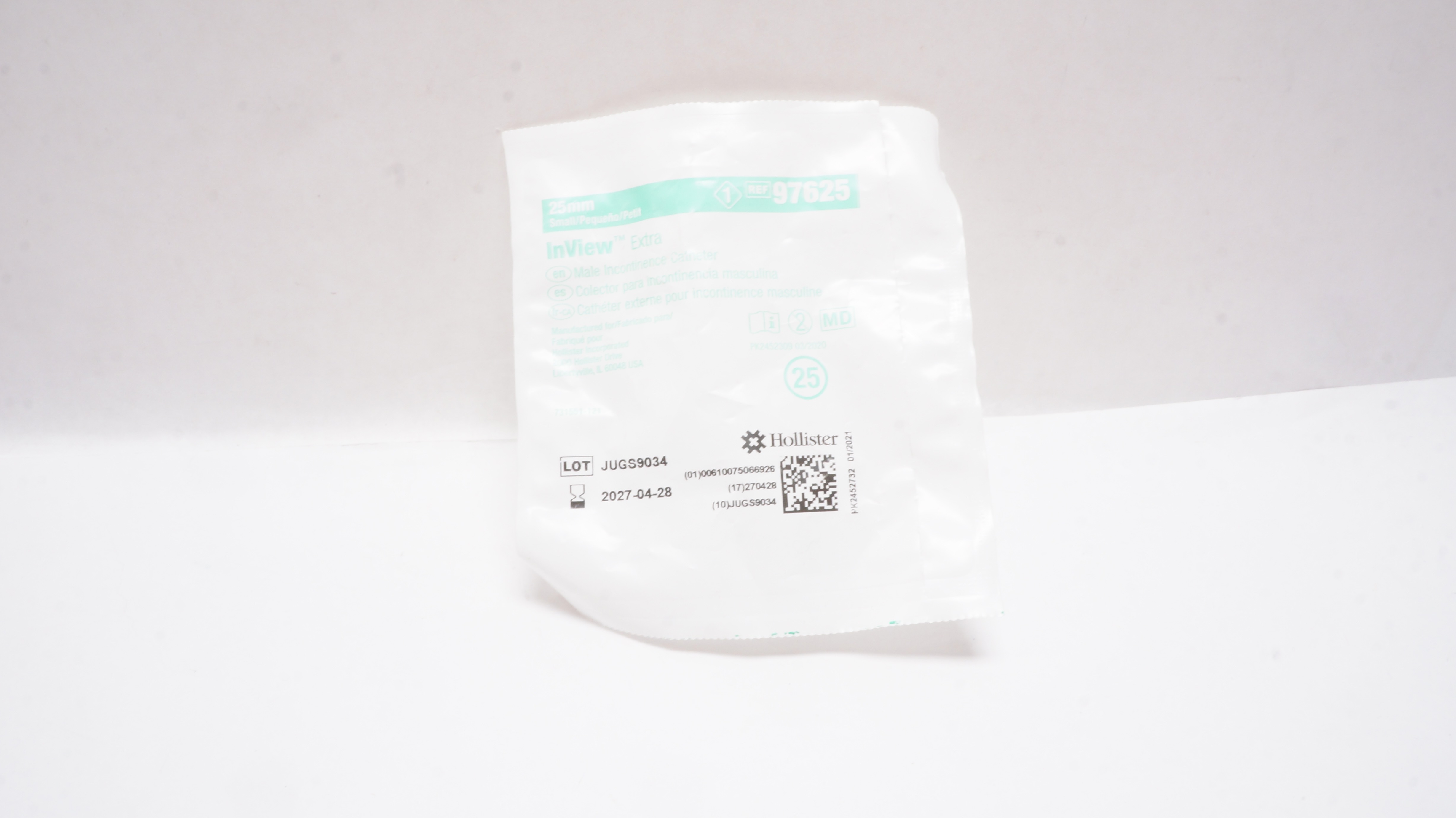 Hollister 97625 InView Extra Catheter 25mm