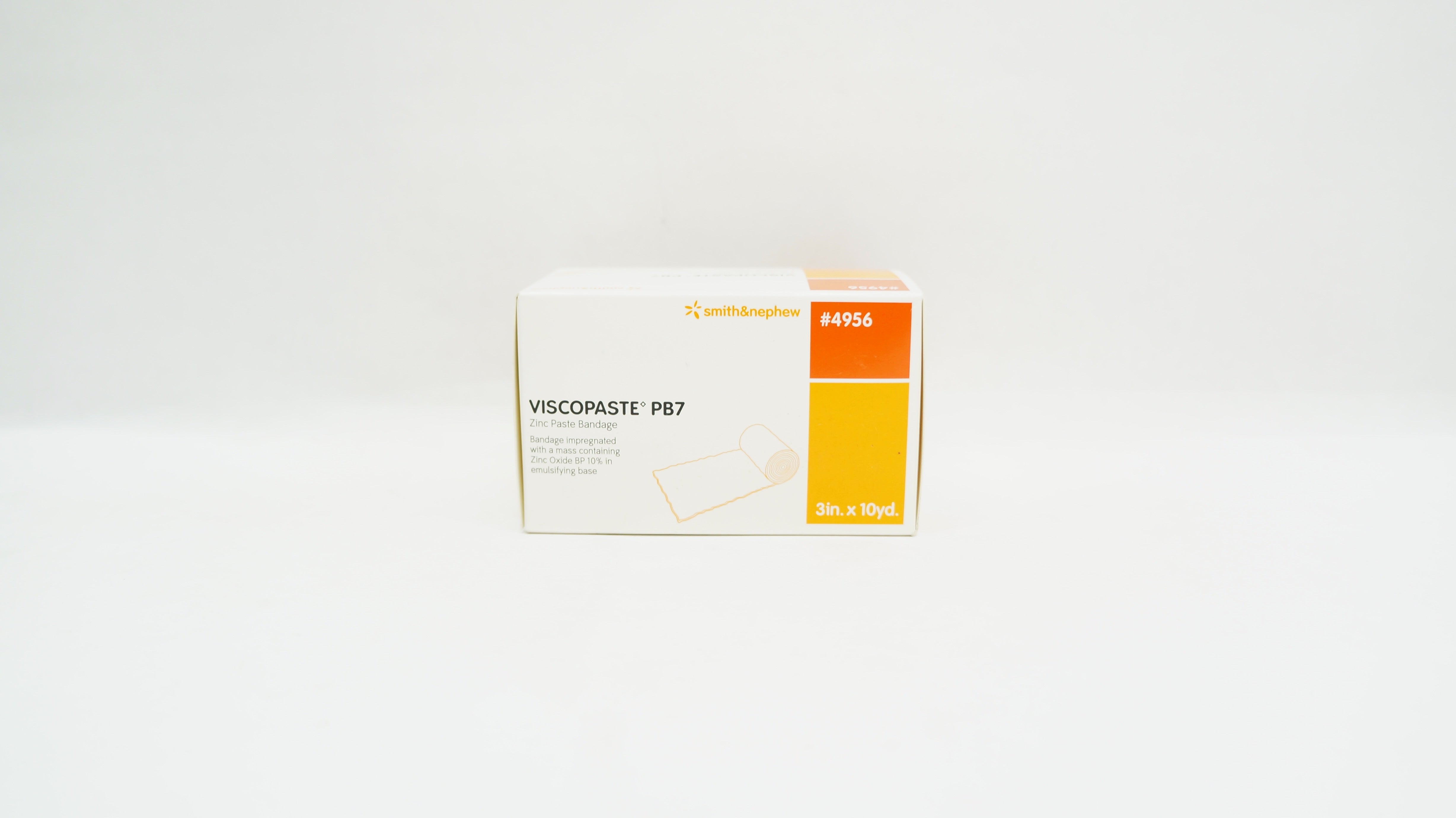 Smith&Nephew 4956 Viscopaste PB7 Zinc Paste Bandage 3 inch x 10yd.