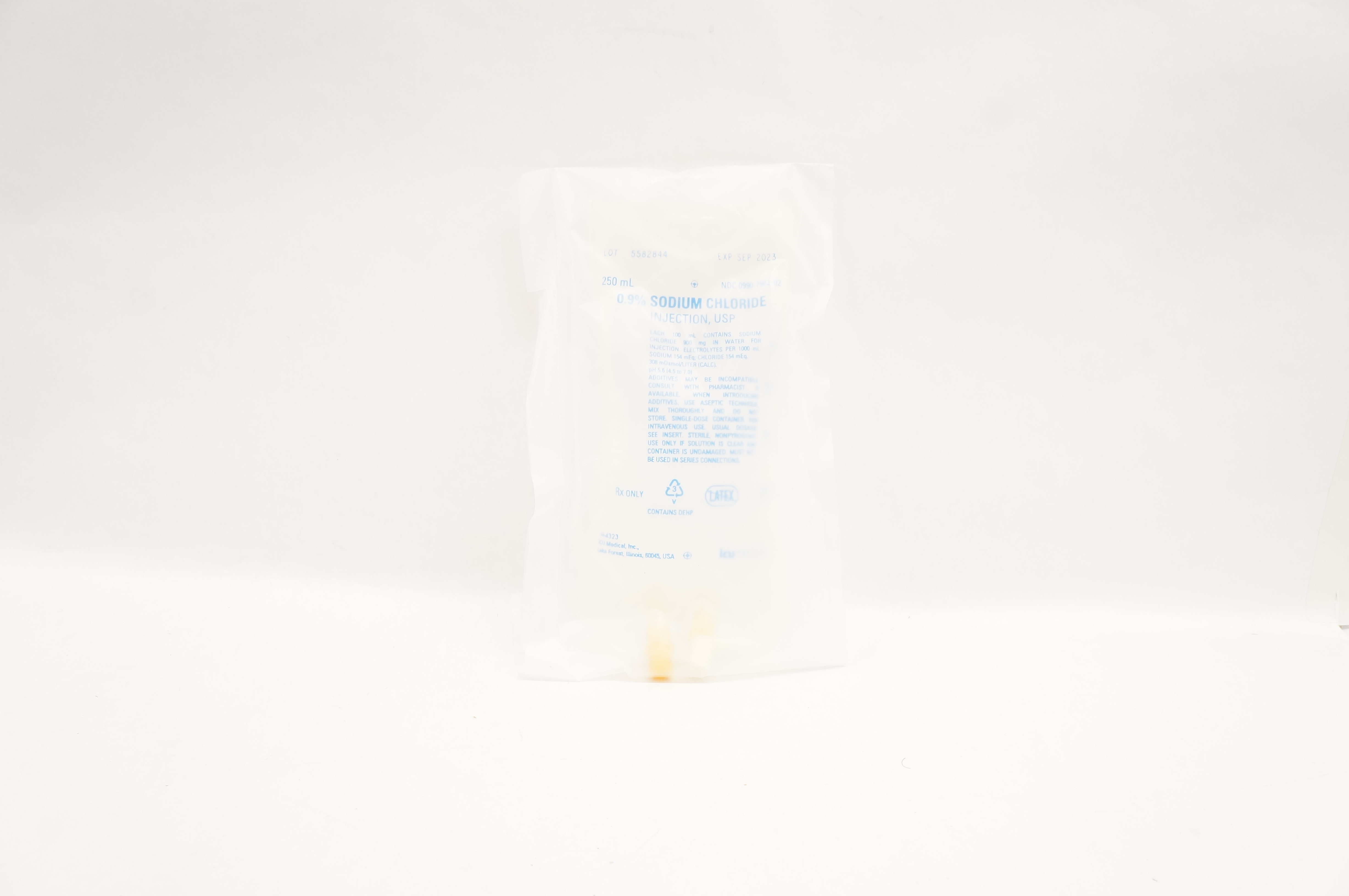 Baxter 2B1322 0.9% Sodium Chloride Injection USP 250mL