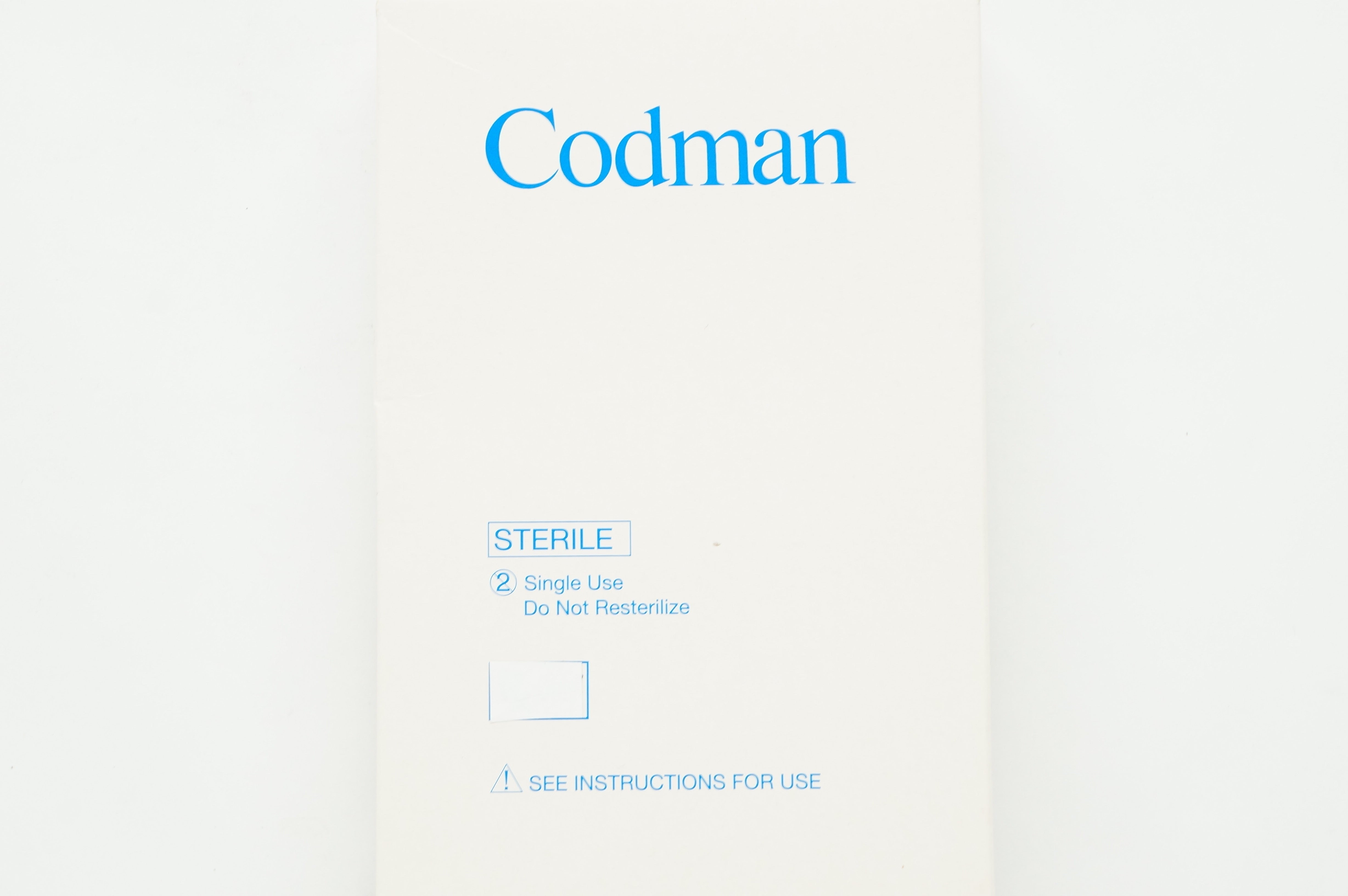 Codman 82-1682 Distal Peritoneal Cath. Barium Open End (x)