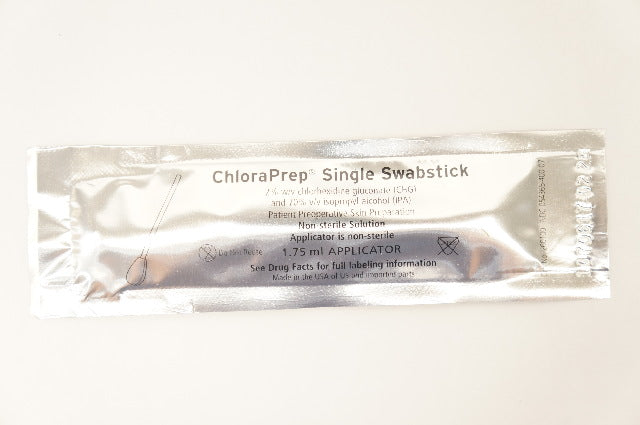 CareFusion 260100 ChloraPrep Single Swabstick 1.75 ml Applicator