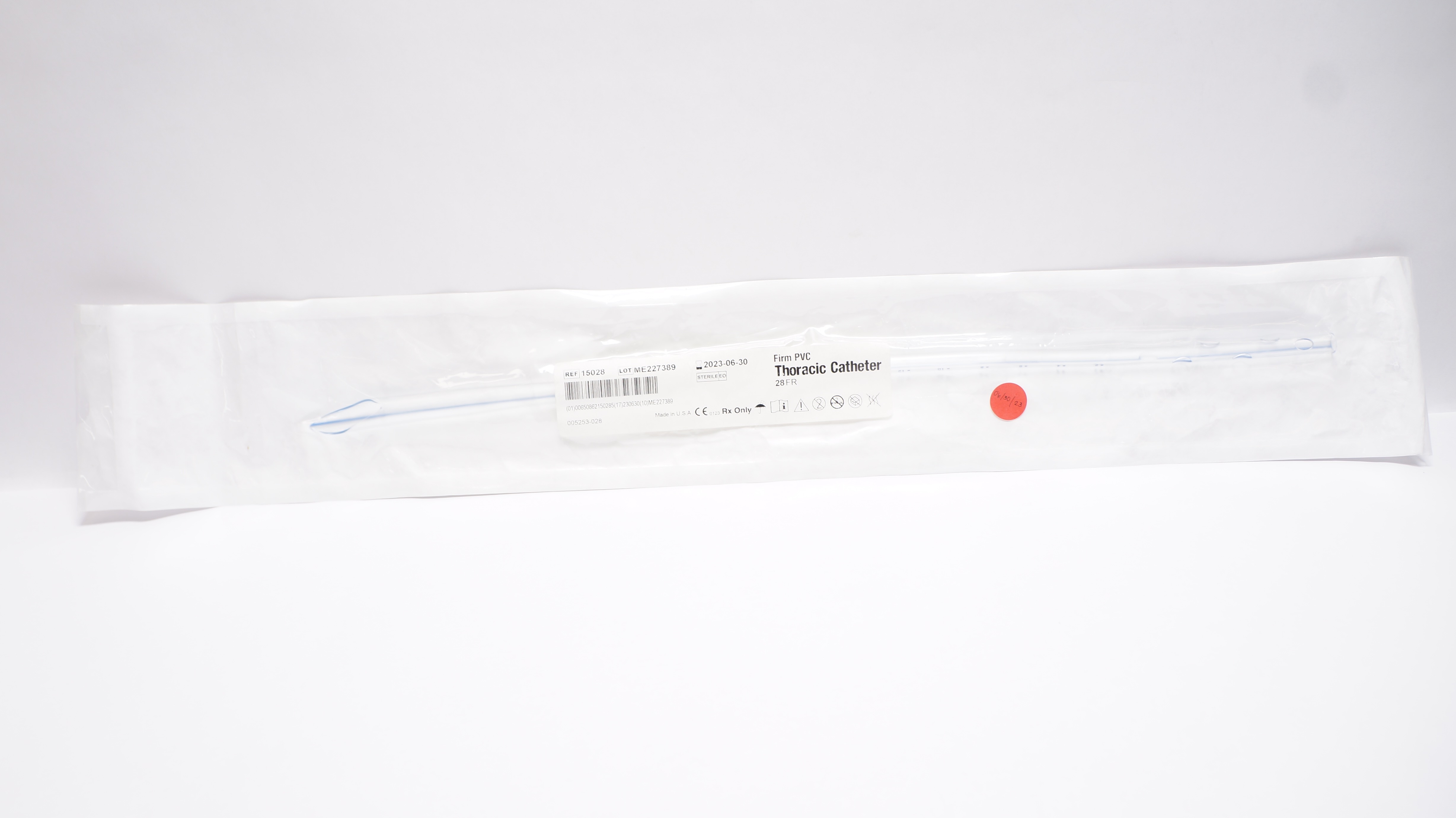 Atrium 15028 Firm PVC Thoracic Cath. 28Fr. (x)
