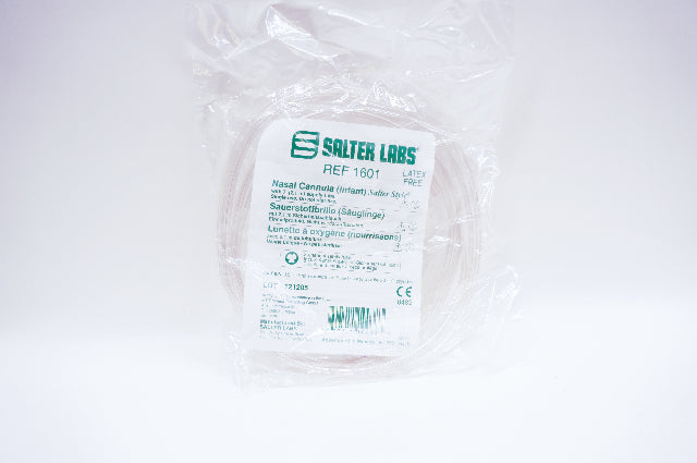 Salter Labs 1601 Nasal Cannula Infant, with 7Ft Supply Tube