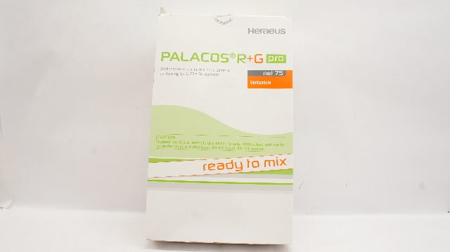 Heraeus 5075298 Palacos R+G Pro Radiopaque Ready-to-mix Bone Cement - Net 75 (x)