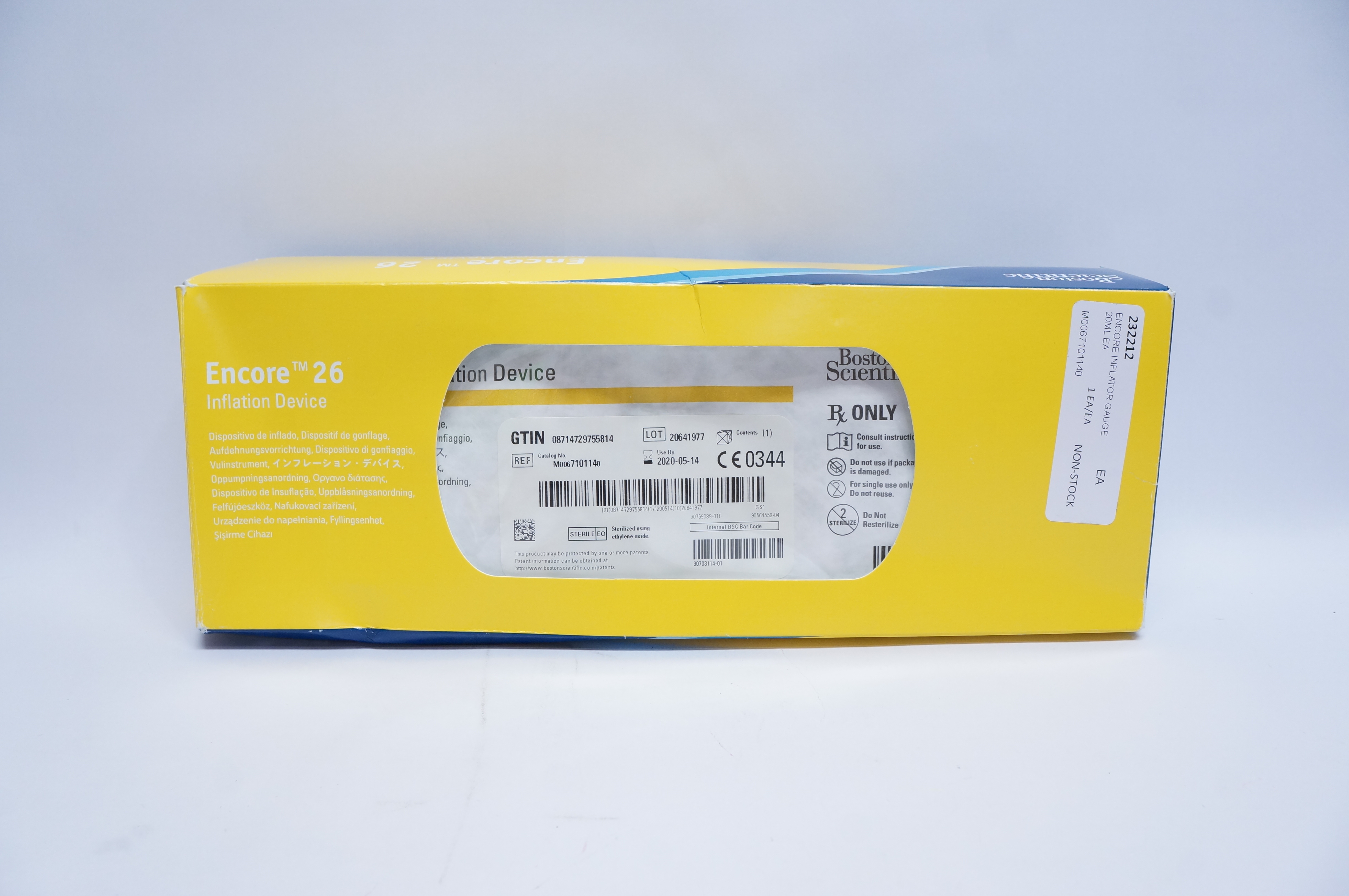 Boston Scientific 710114 Encore 26 Inflation Device (x)