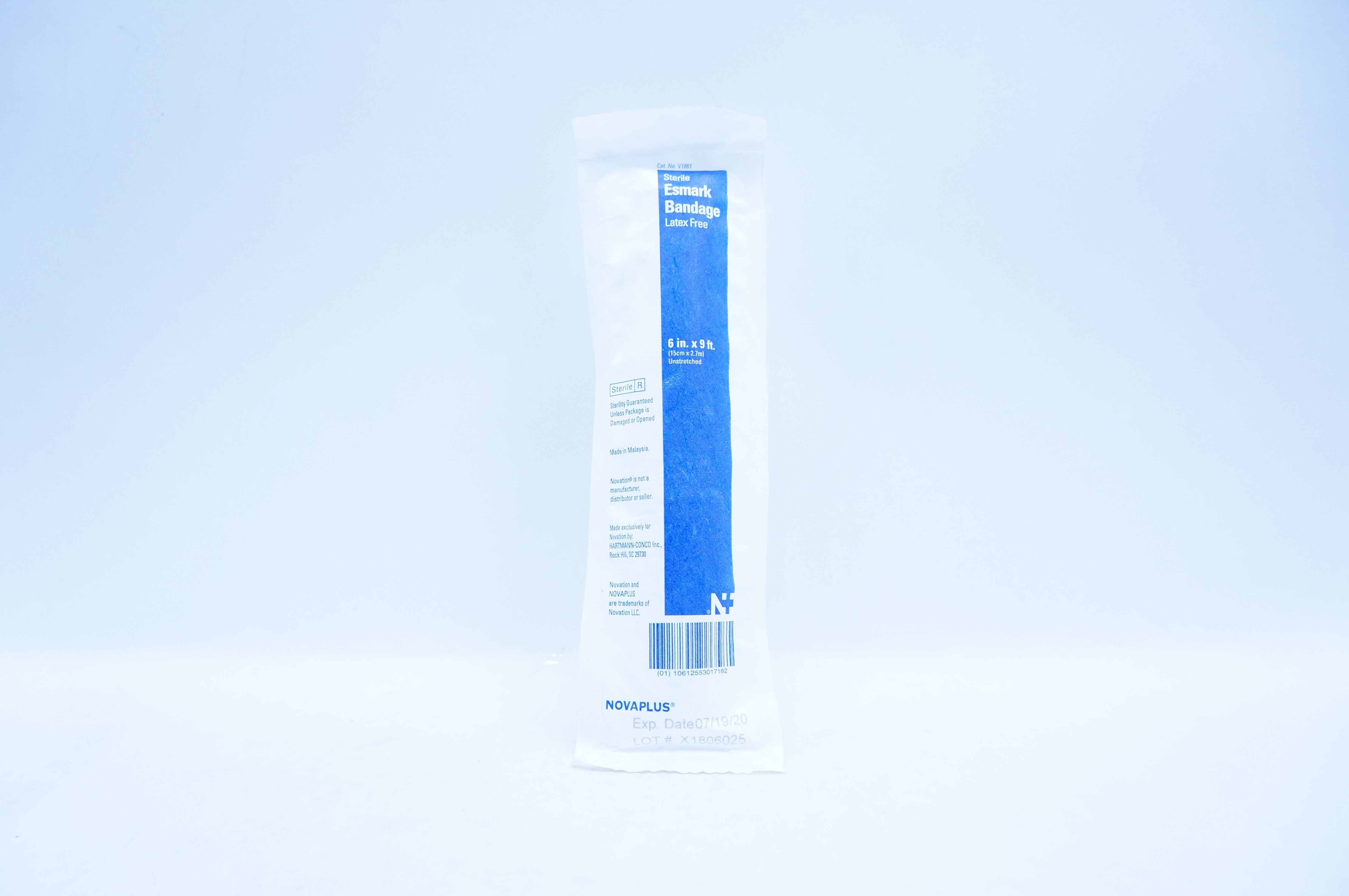 Novaplus V1861 Esmark Bandage Latex Free 6inch x 9ft. Unstretched (x)