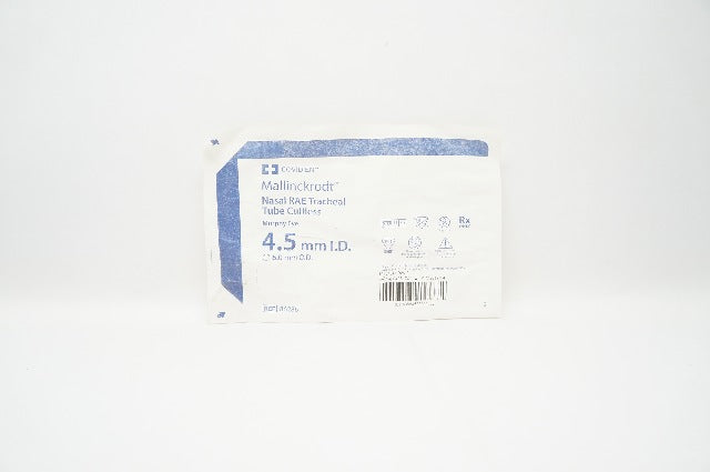 Covidien 86286 Mallinckrodt Nasal RAE Tracheal Tube Cuffless 4.5 mm I.D.