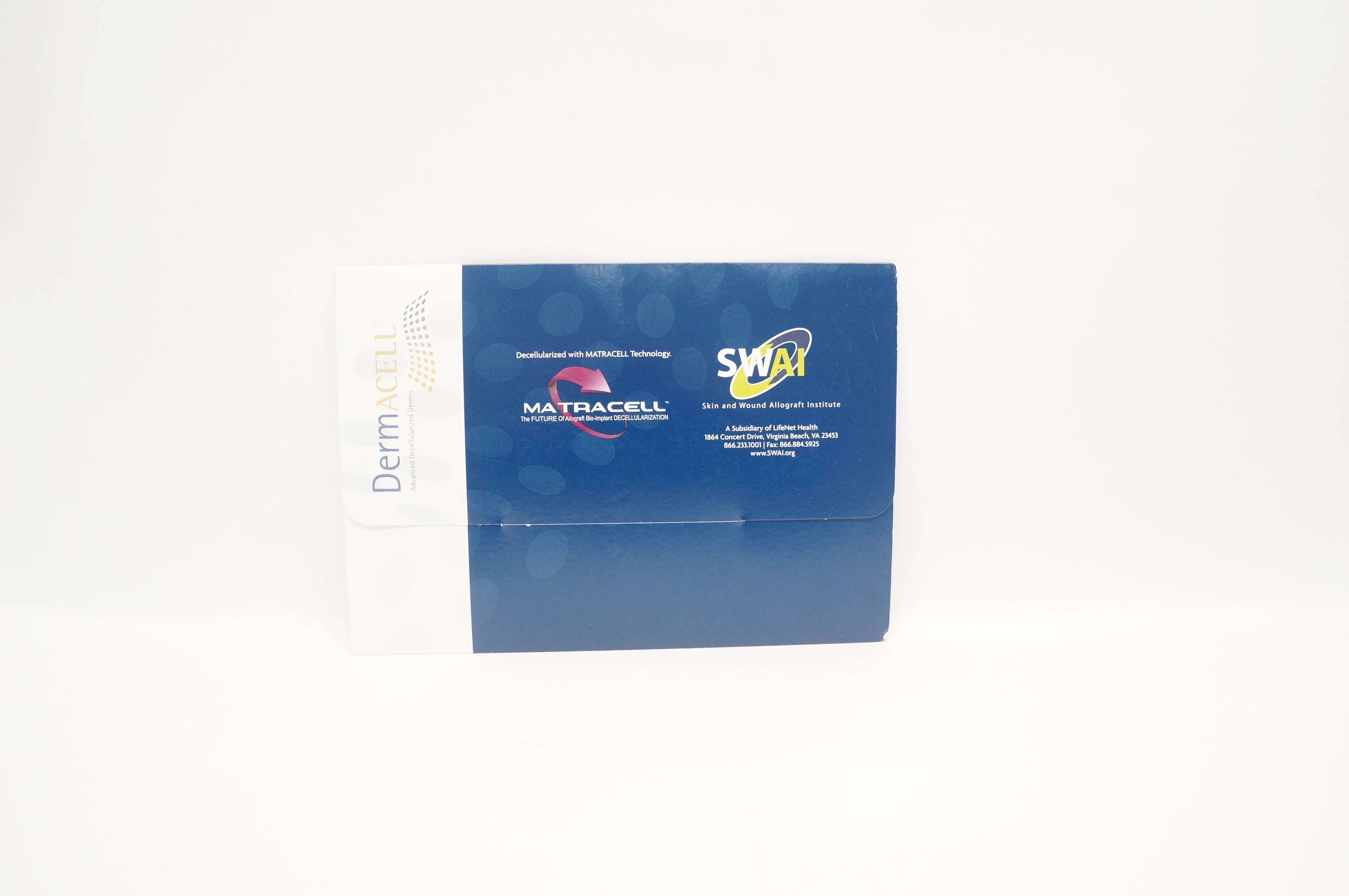 DermAcell AWM DCELL100 SWAI Decellularized Dermis 2 x 2 cm (x)