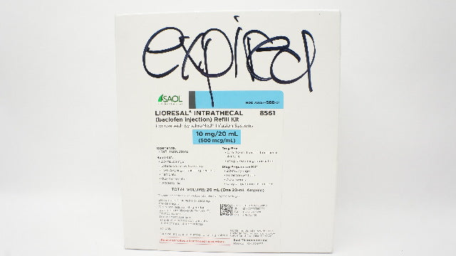 Saol 8561 Lioresal Intrathecal Refill Kit 10mg/20ml (x)