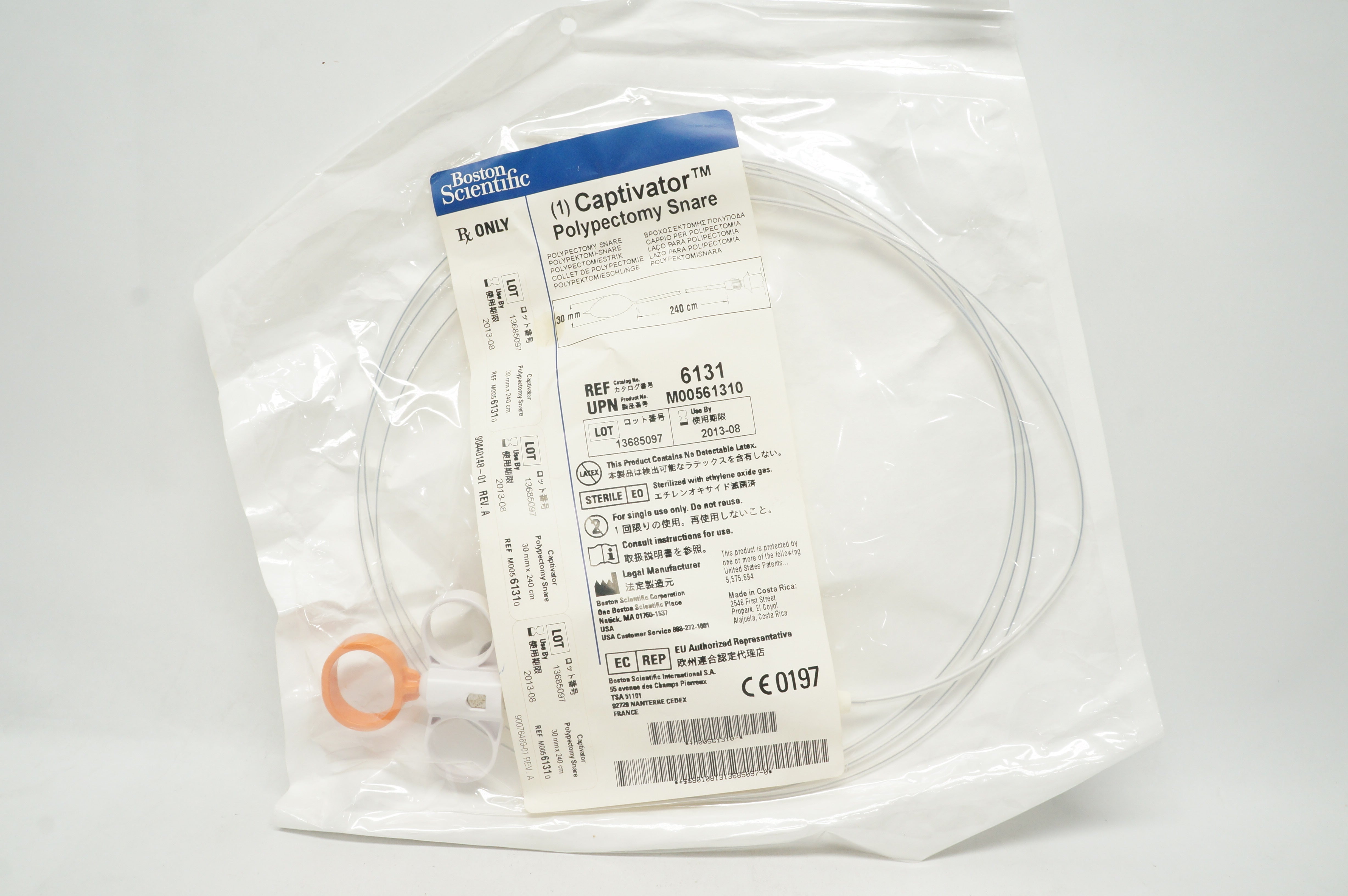 Boston Scientific 6131 Captivator Polypectomy Snare Large Oval 30 mm (x)