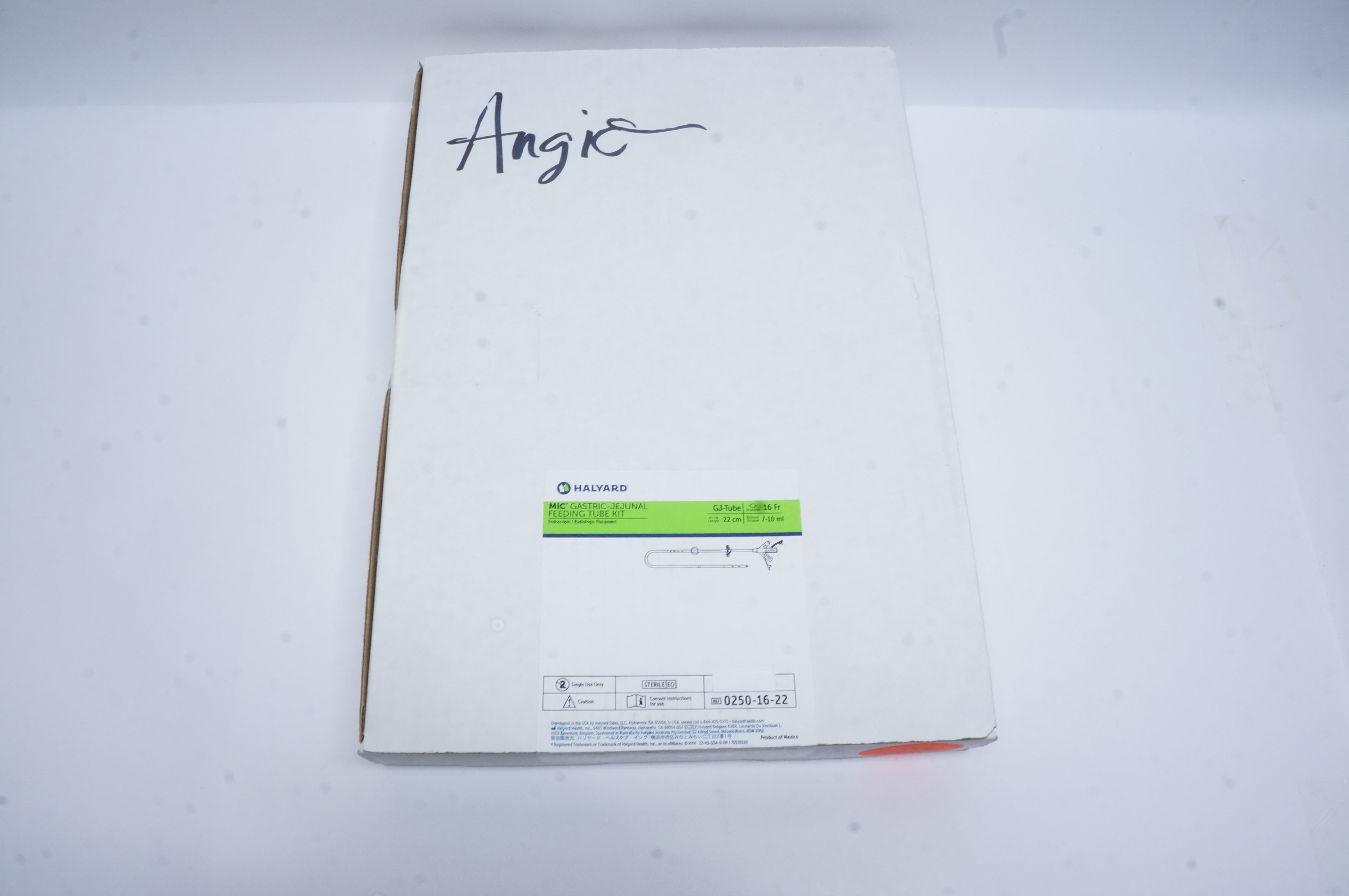 Halyard 0250-16-22 MIC Gastric-Jejunal Feeding Tube Kit 16Fr. x 22cm (x)