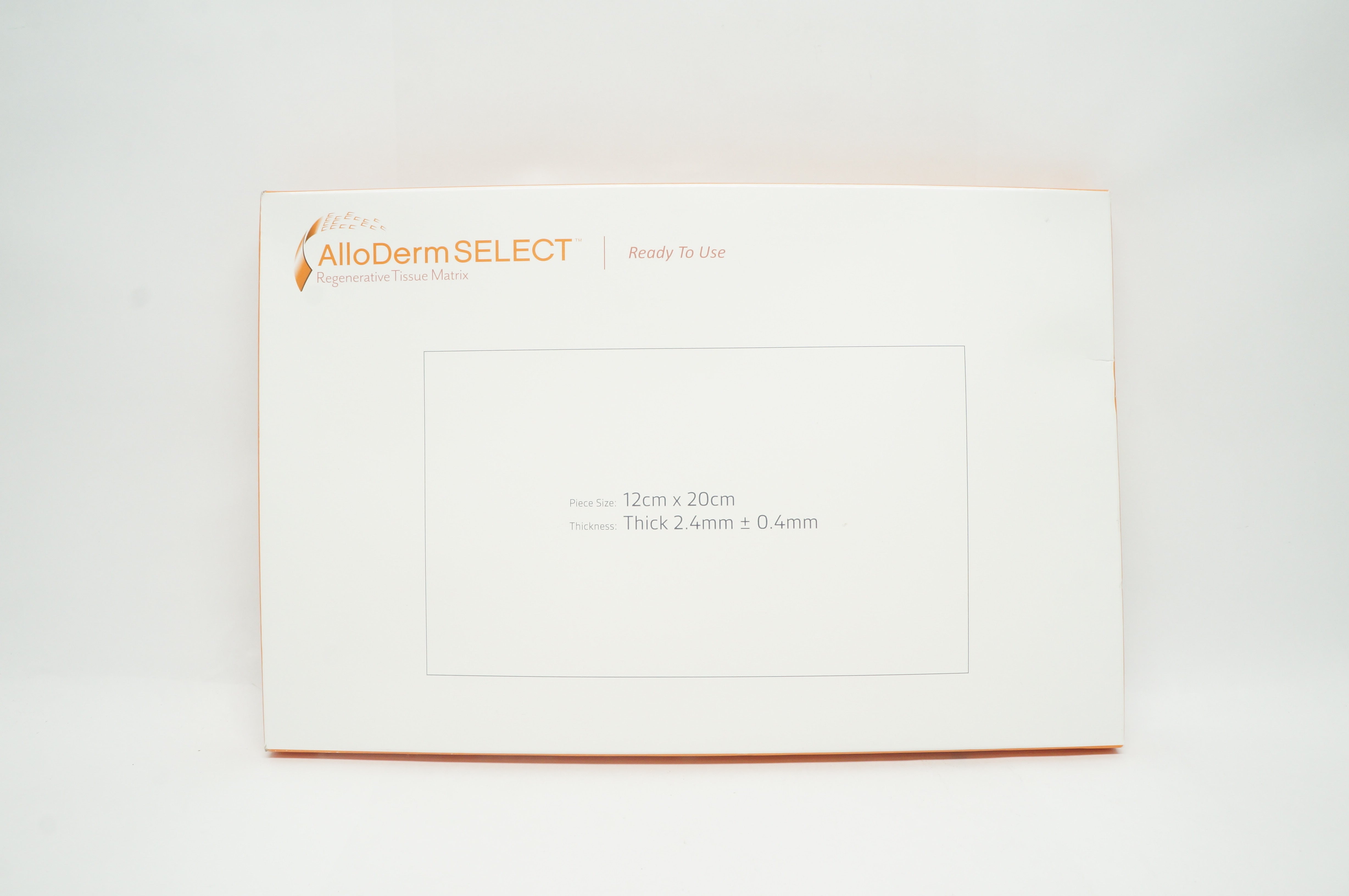 Allergan 15191220 AlloDerm Select Regenerative Tissue Matrix RTU,12cm x 20cm (x)