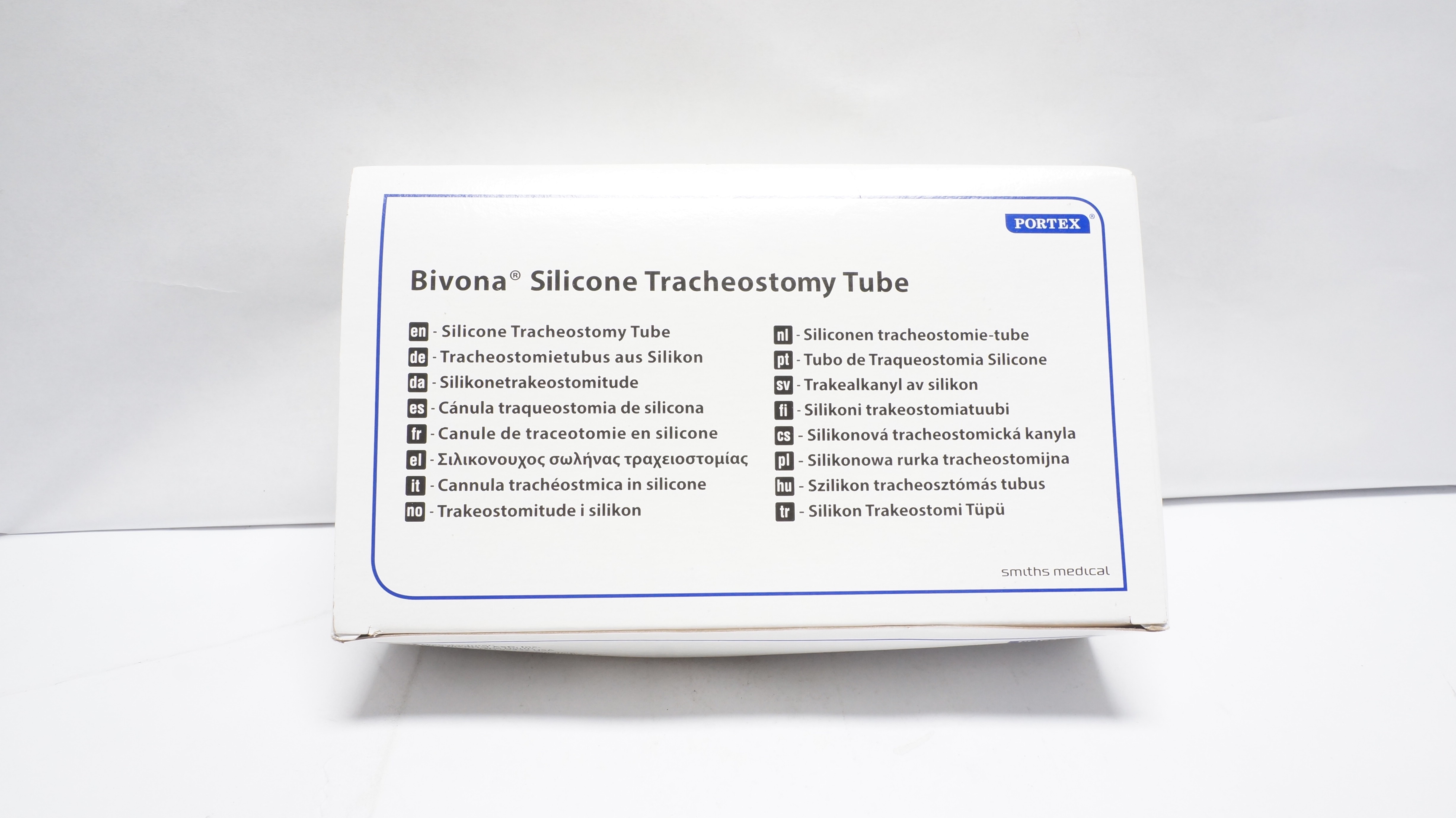 Smiths Medical 75FHXL80 Portex Bivona Tracheostomy Tube 8.0 x 11.7 x 120mm