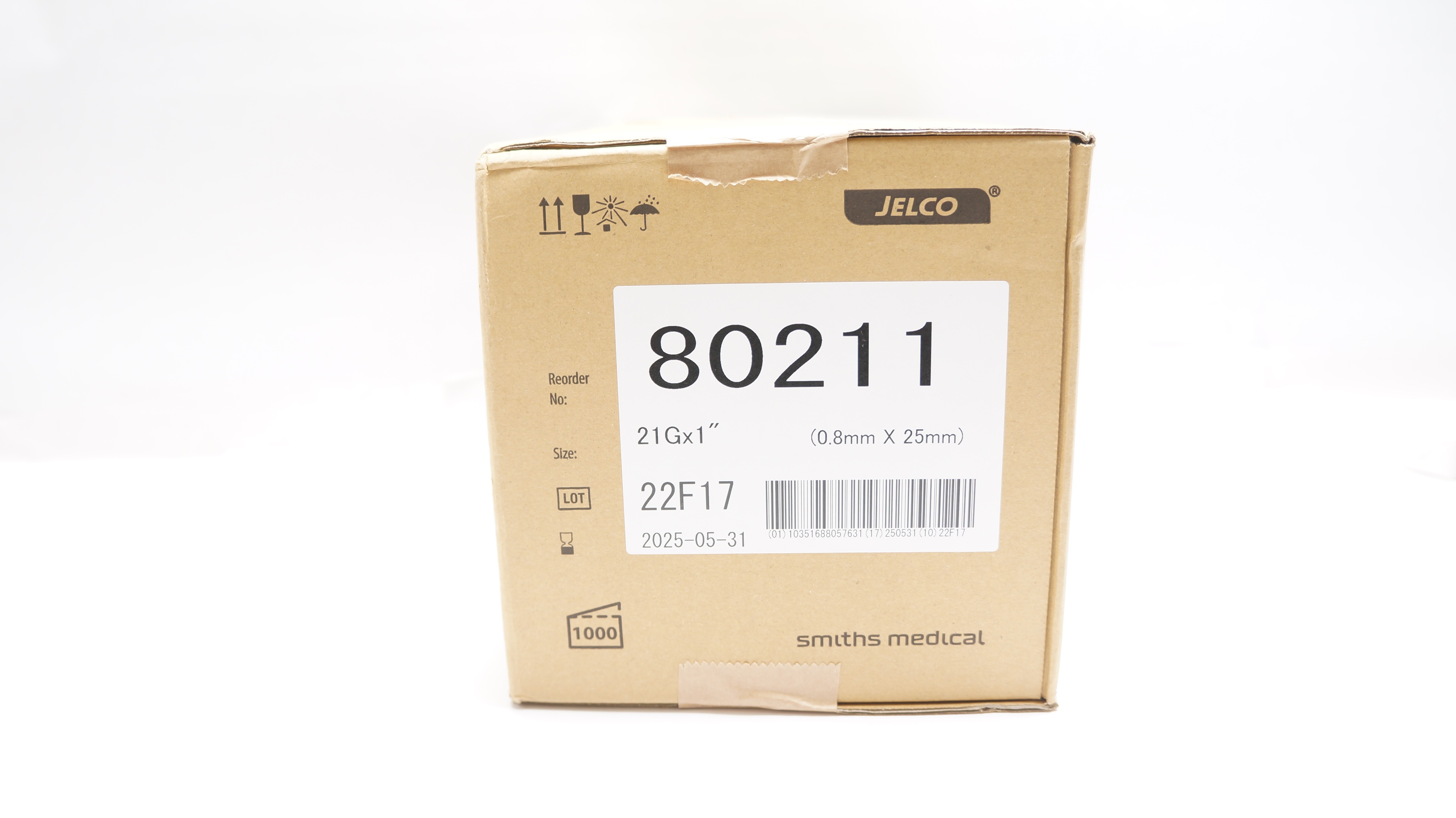 Smiths Medical 80211 Blood Collection Ndle 21G x 1inch - Case of 1000