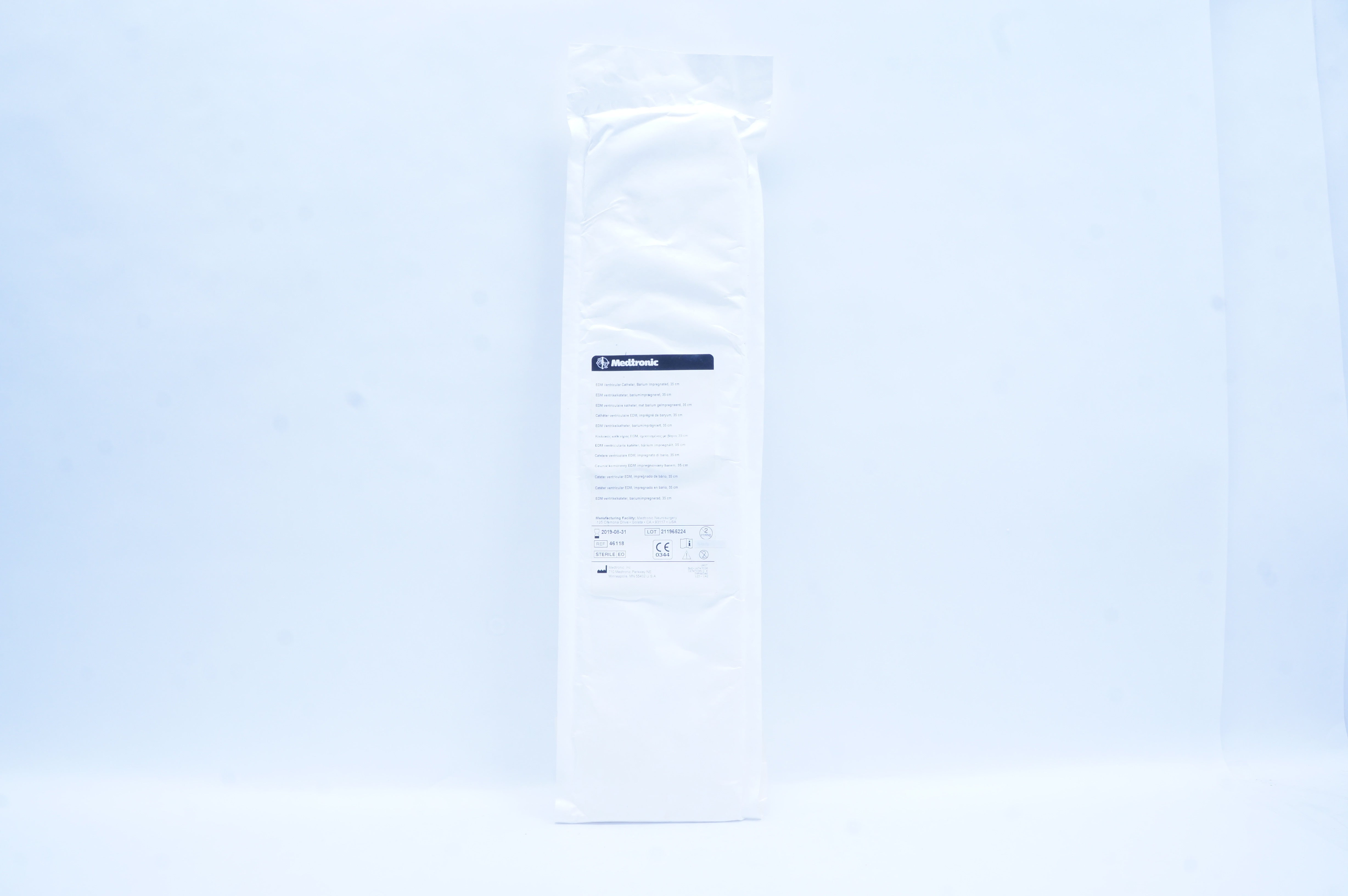 Medtronic 46118 EDM Ventricular Cath. Barium Impregnated, 35cm (x)