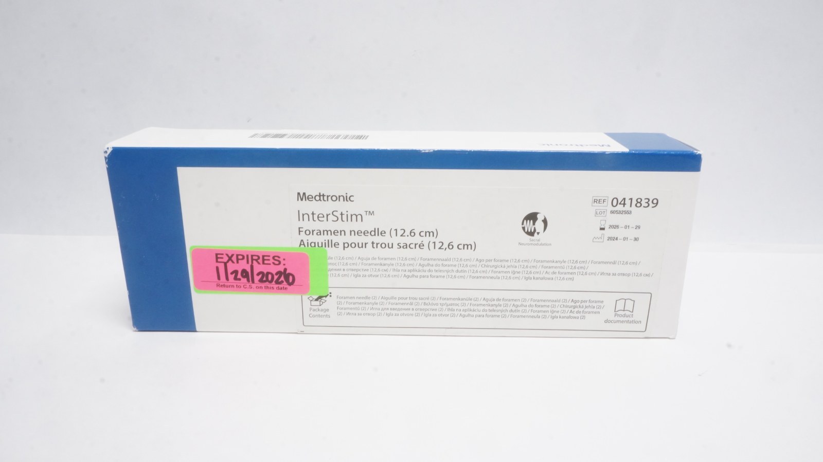 Medtronic 041839 InterStim Foramen Needle 12.6 cm - box of 2