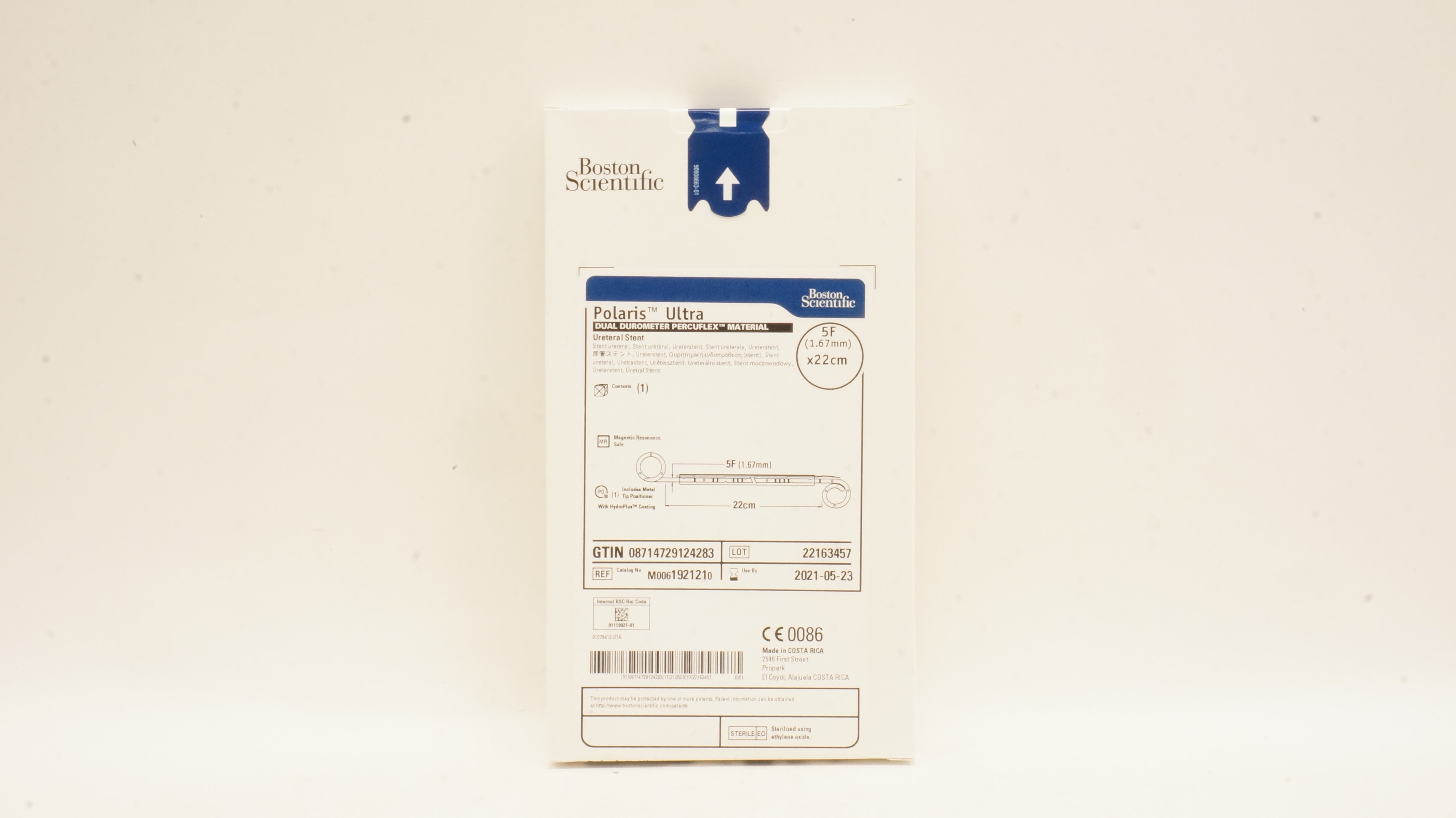 Boston Scientific 192121 Polaris Ultra Ureteral Stent 5F x 22cm (x)