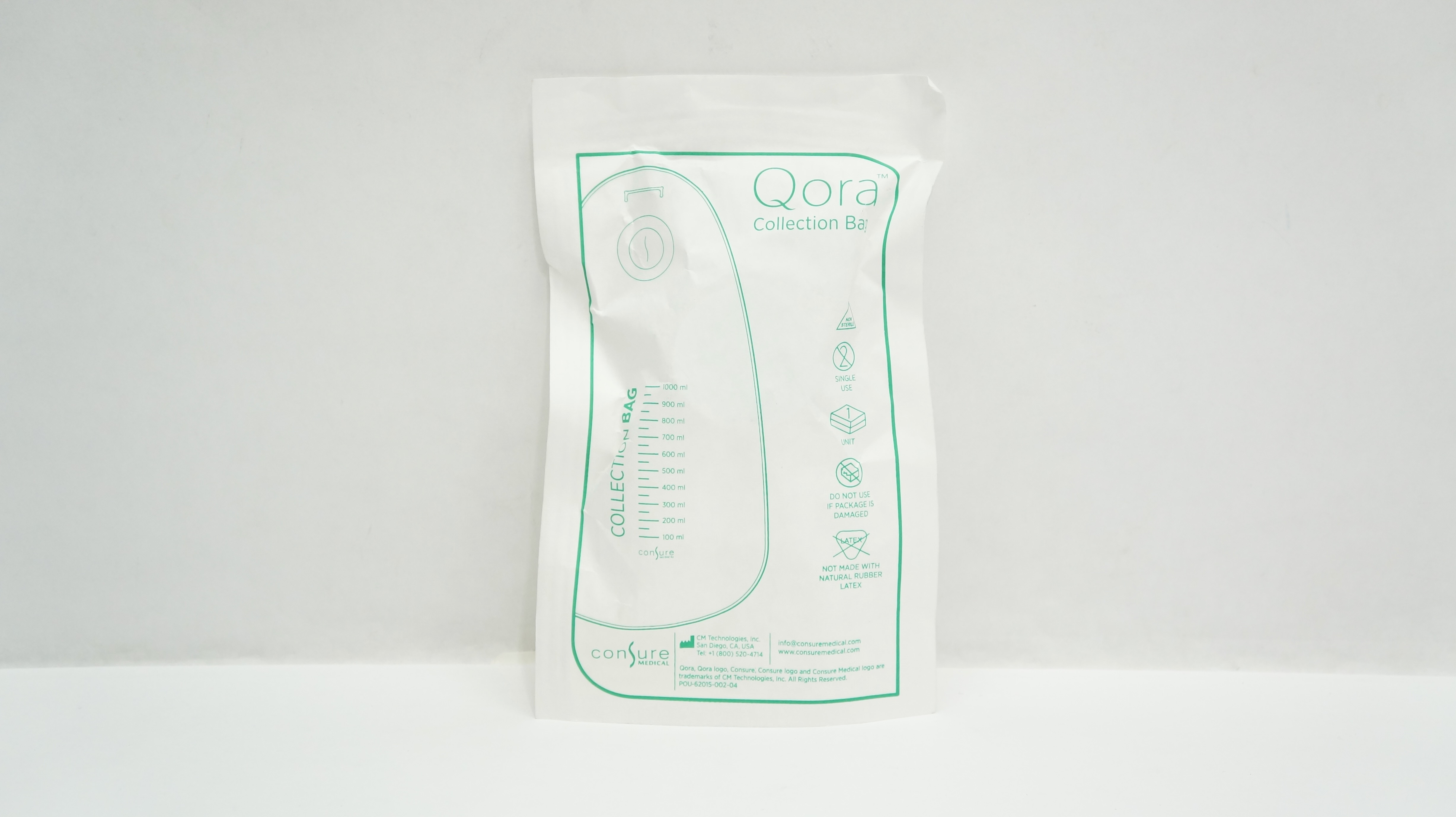 Consure Medical MG-62015-001 Qora Collection Bag