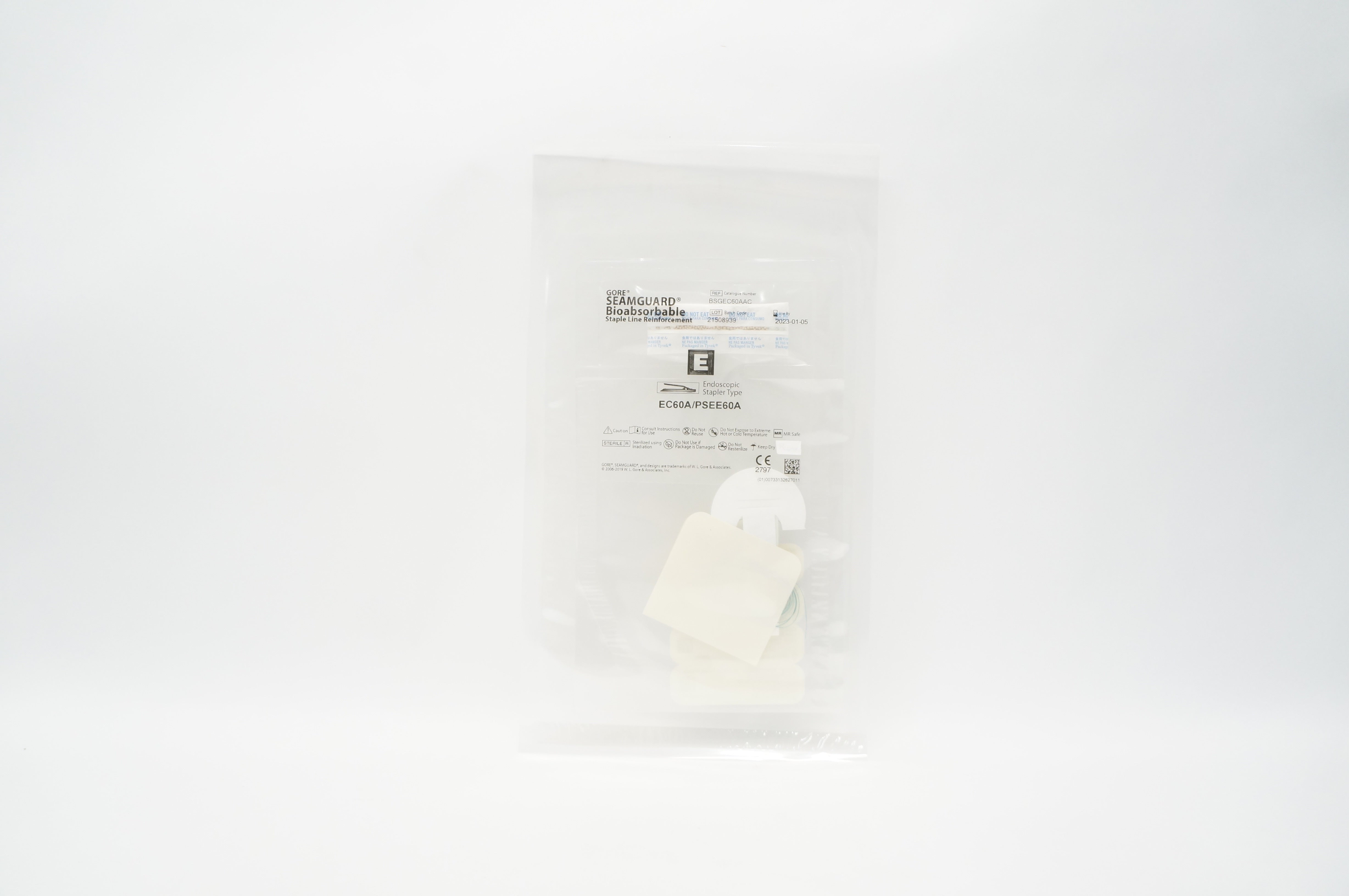 Gore BSGEC60AAC Seamguard Bioabsorbable Staple Line Reinforcement