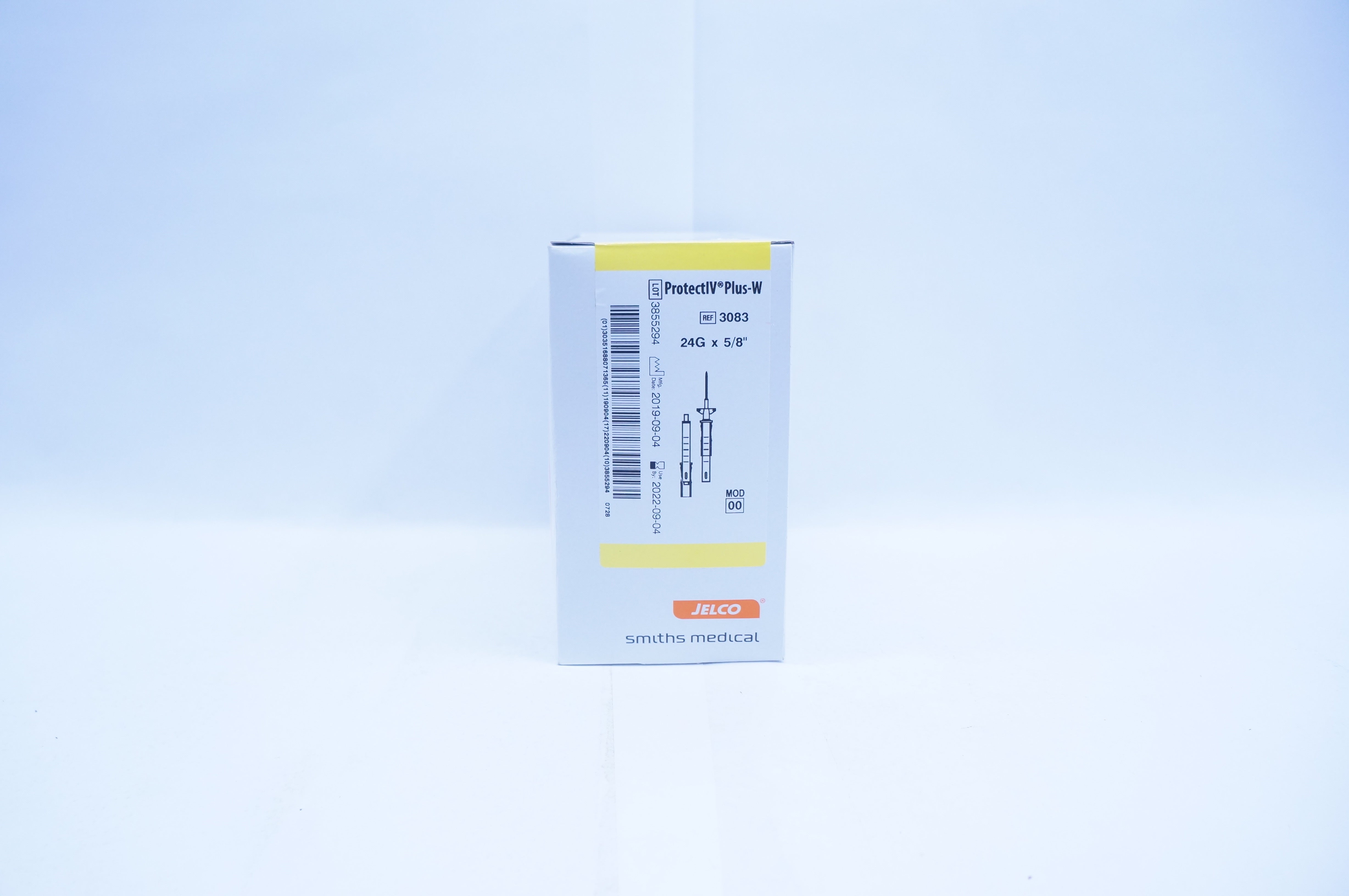 Smiths Medical 3083 Safety IV Catheters 24G x 5/8inch MOD 00- Box of 50