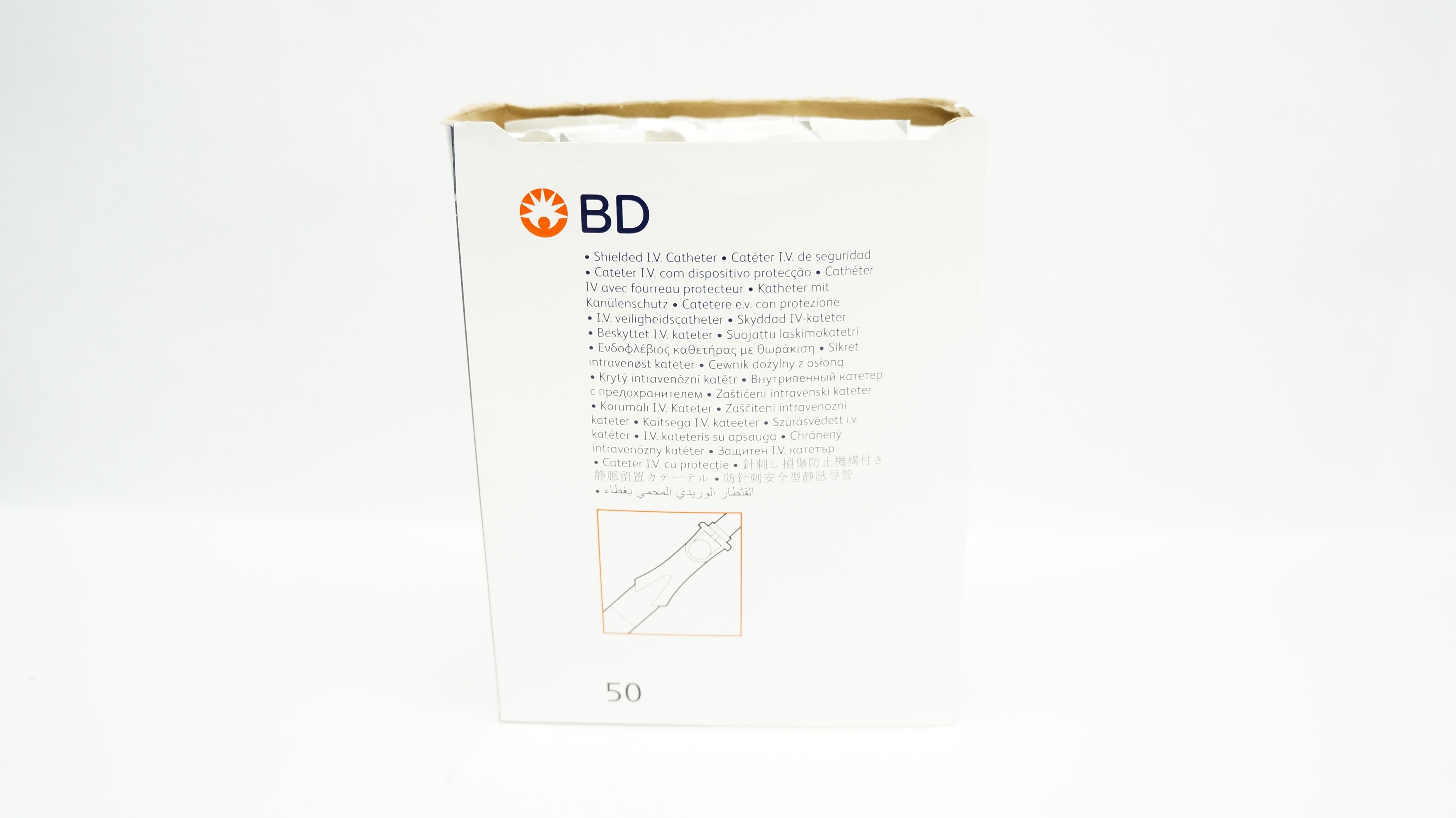 BD 392554 Insyte Autoguard Shielded I.V. Cath. 16Ga x 1.16inch (x) - Box of 50
