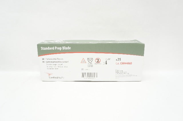 Cardinal Health CAH4406D Standard PrepBlade for General Hair Removal - Box of 22