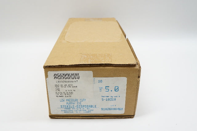 Sheridan 5-10310 Tracheal Tube 5.0mm ID - Box of 10