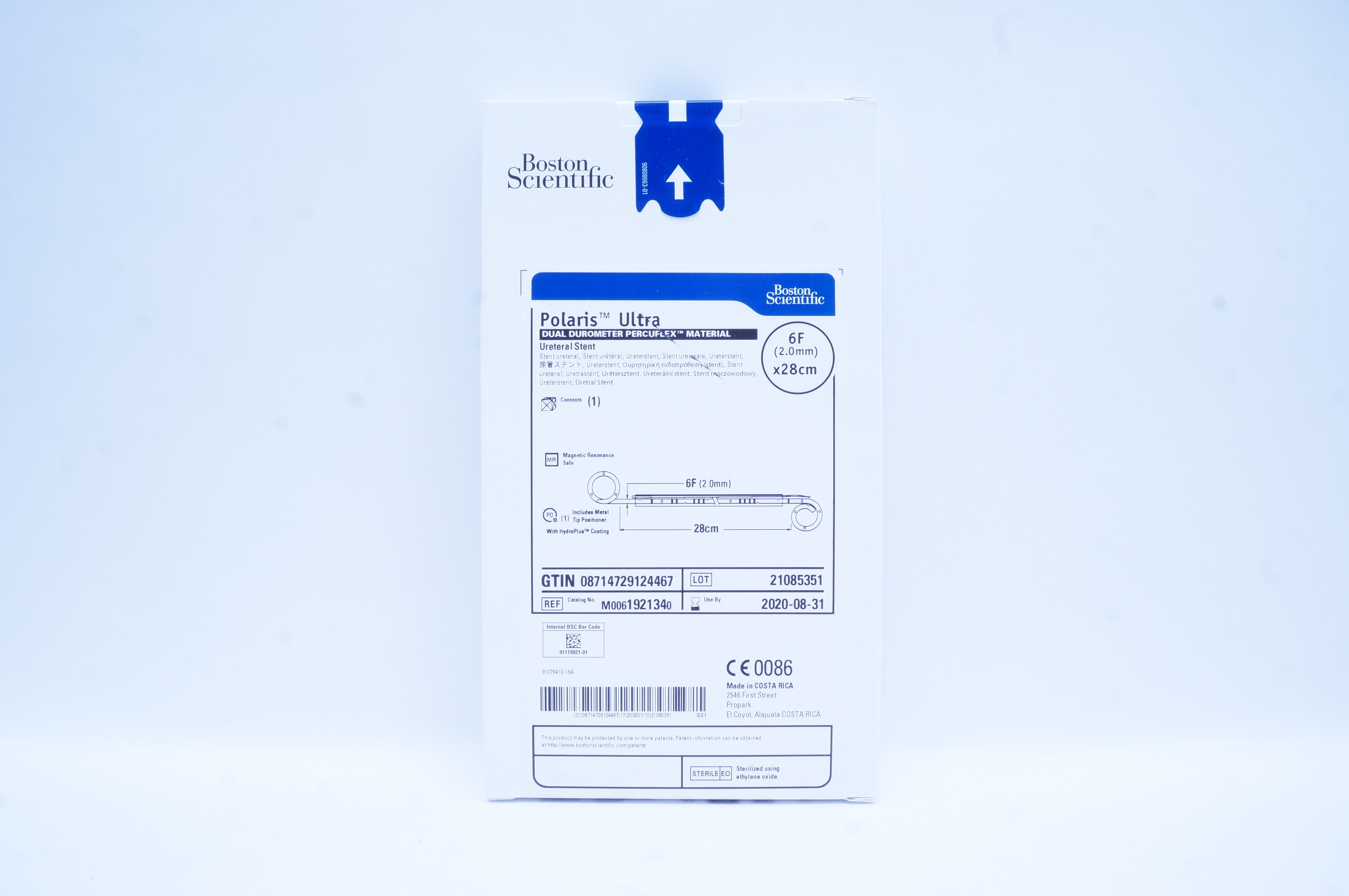 Boston Scientific M0061921340 Polaris Ultra Ureteral Stnt 6F x 28cm (x)