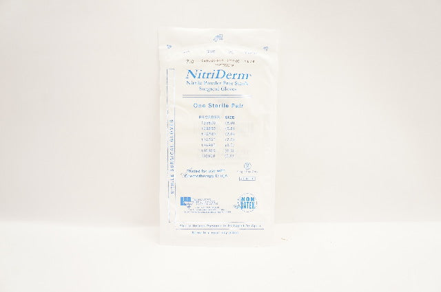 IHC 135700 NitriDerm Nitrile Powder Free Surgical Gloves 7