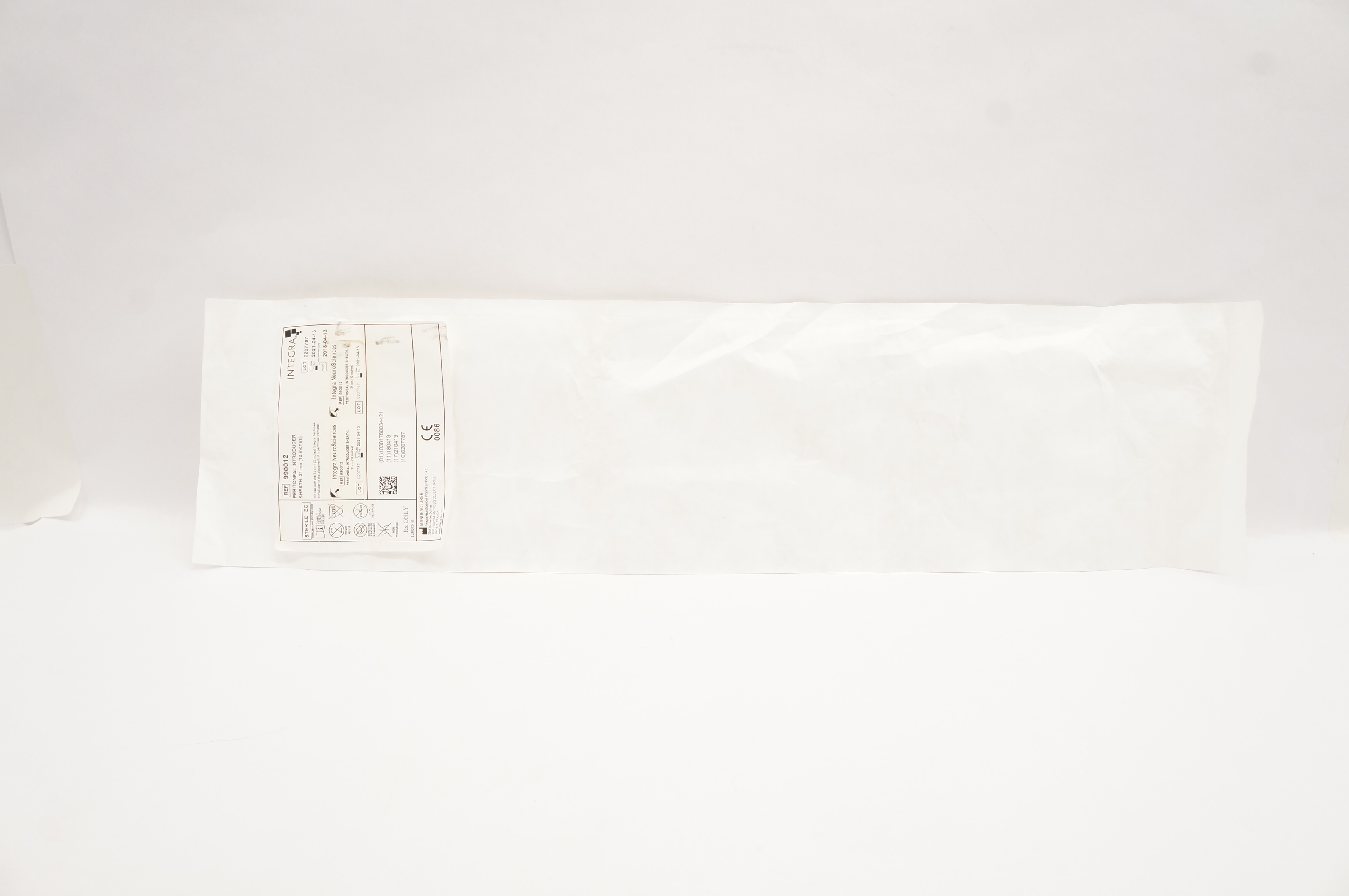 Integra 990012 Peritoneal Introducer Sheath 12 inch (x)