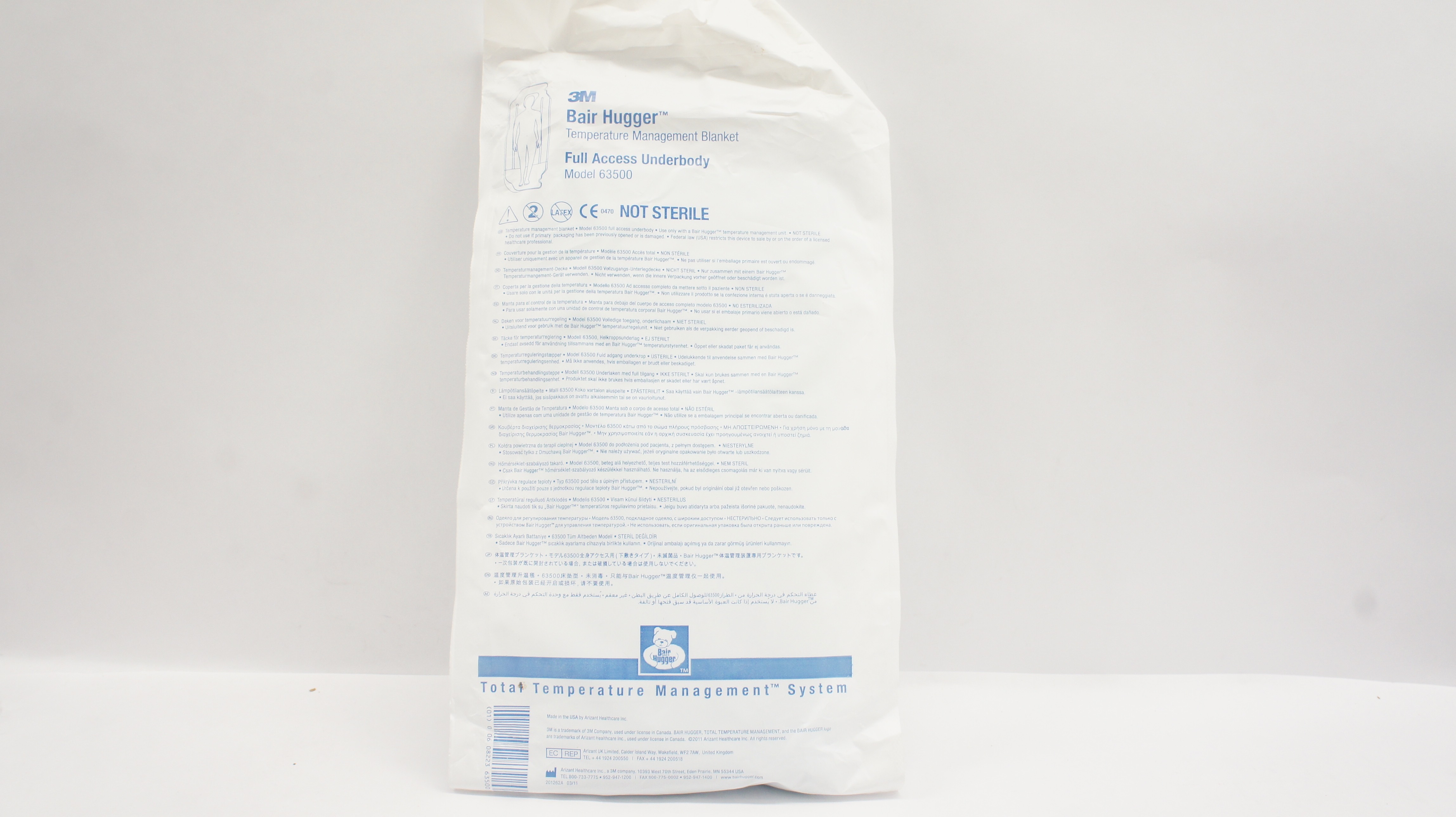 3M 63500 Bair Hugger Warming Blanket