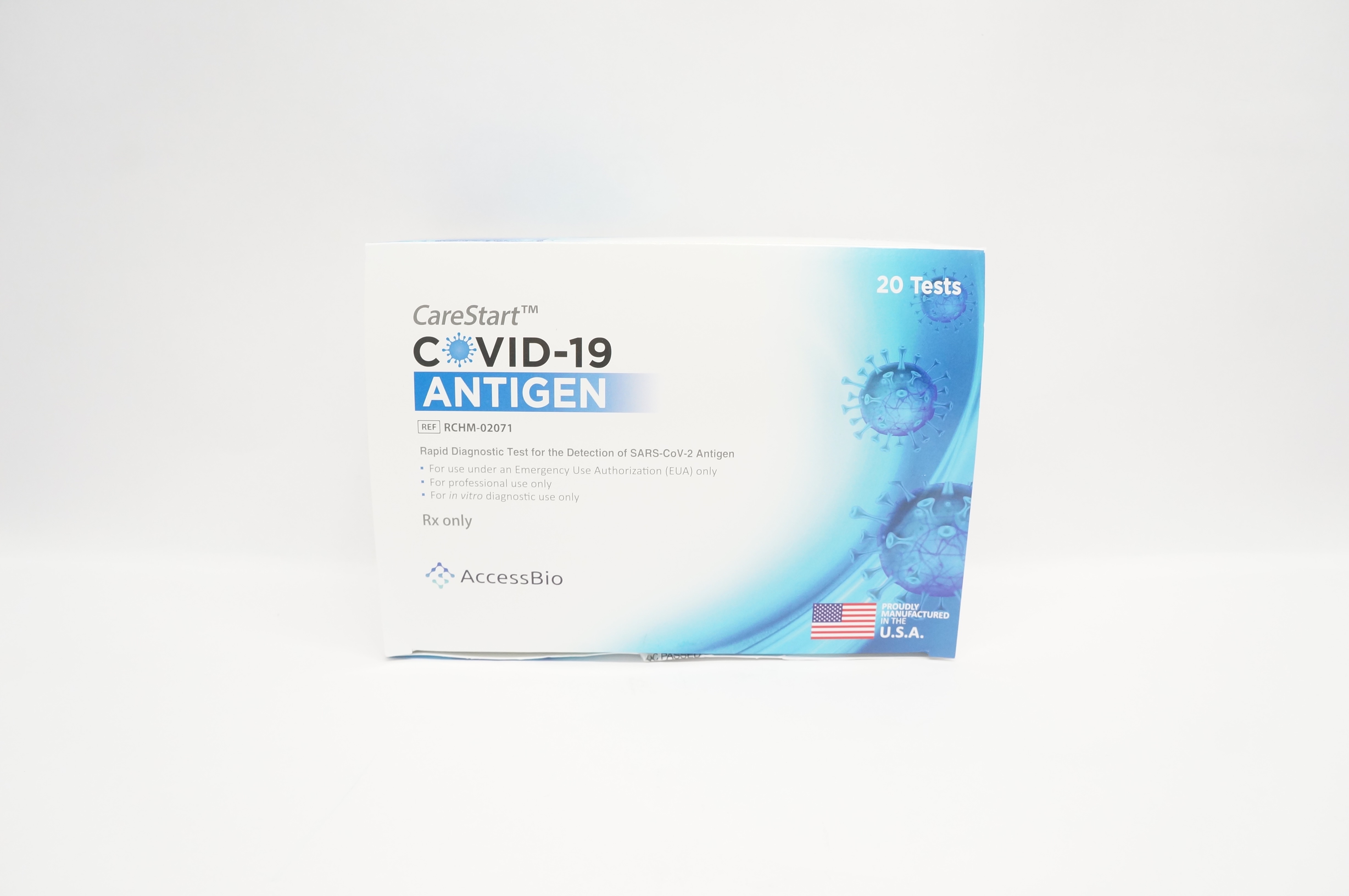 AccessBio RCHM-02071 CareStart Covid-19 Antigen Rapid Test (x) - Box of 20