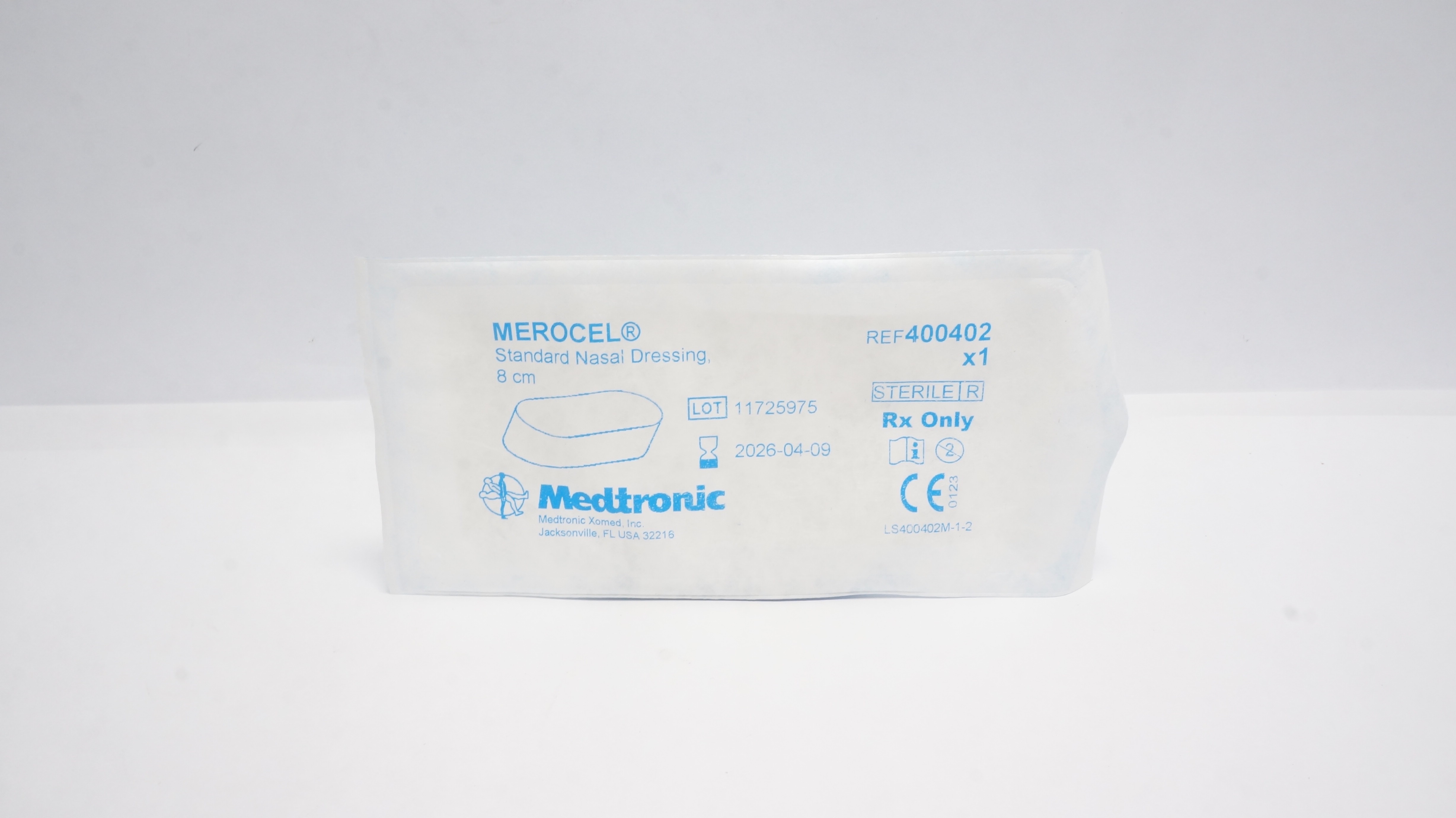 Medtronic 400402 MEROCEL Standard Nasal Dressing 8cm (x)