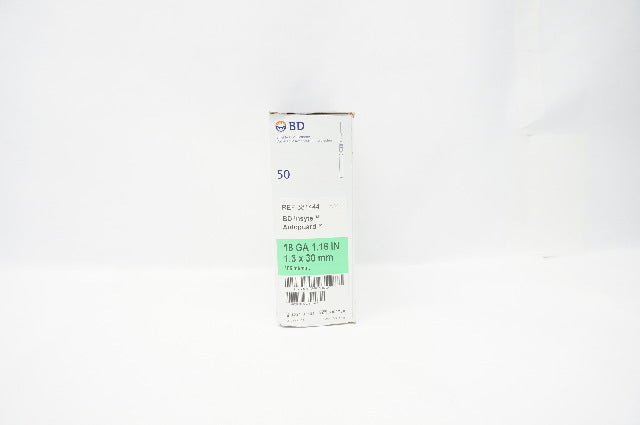 BD 381444 BD Insyte Autoguard Shielded IV Cath. 18Ga x 1.16inch (x) - Box of 50
