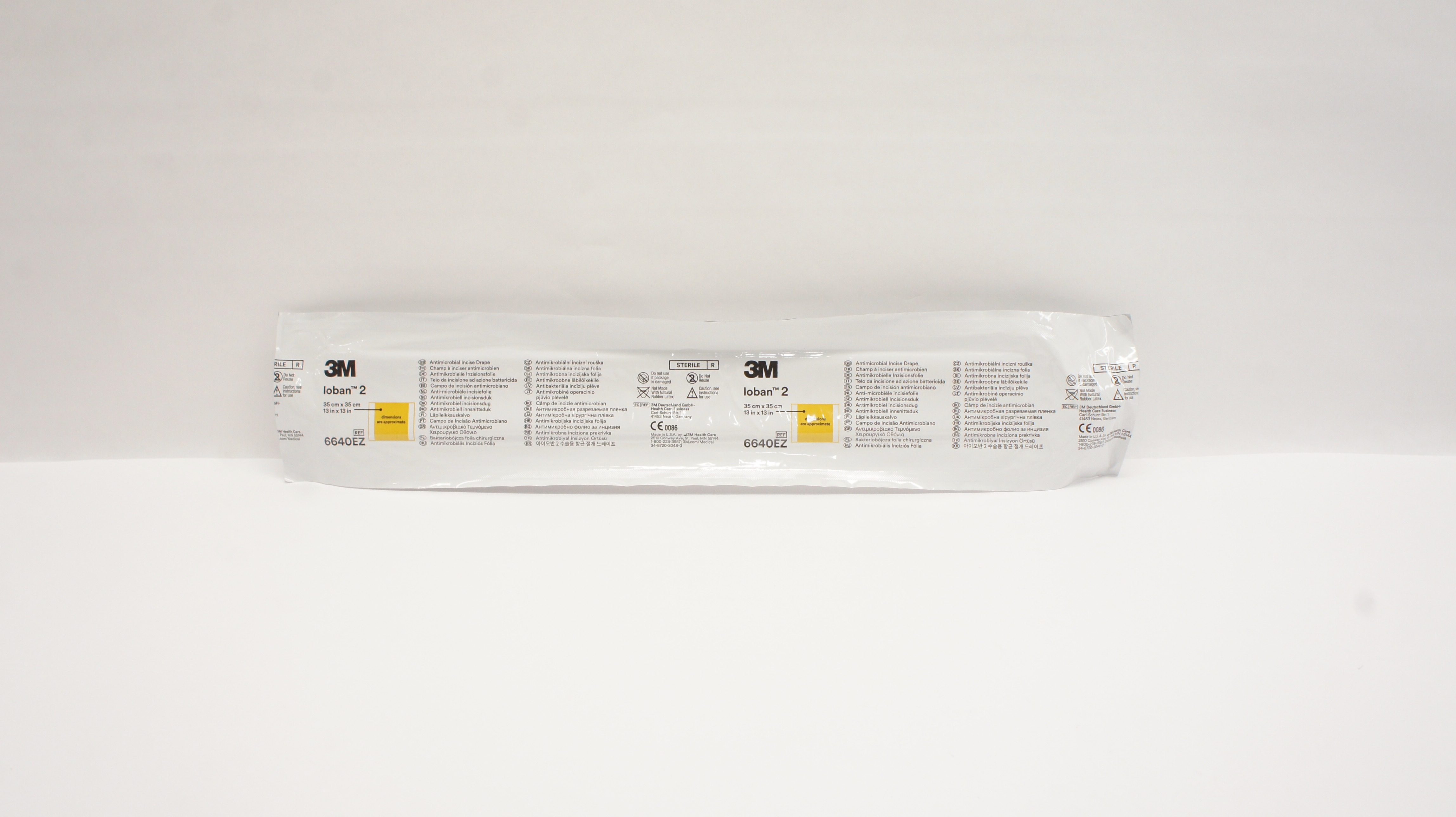 3M 6640EZ Loban 2 Antimicrobial Incise Drape 13inch x 13inch (x)