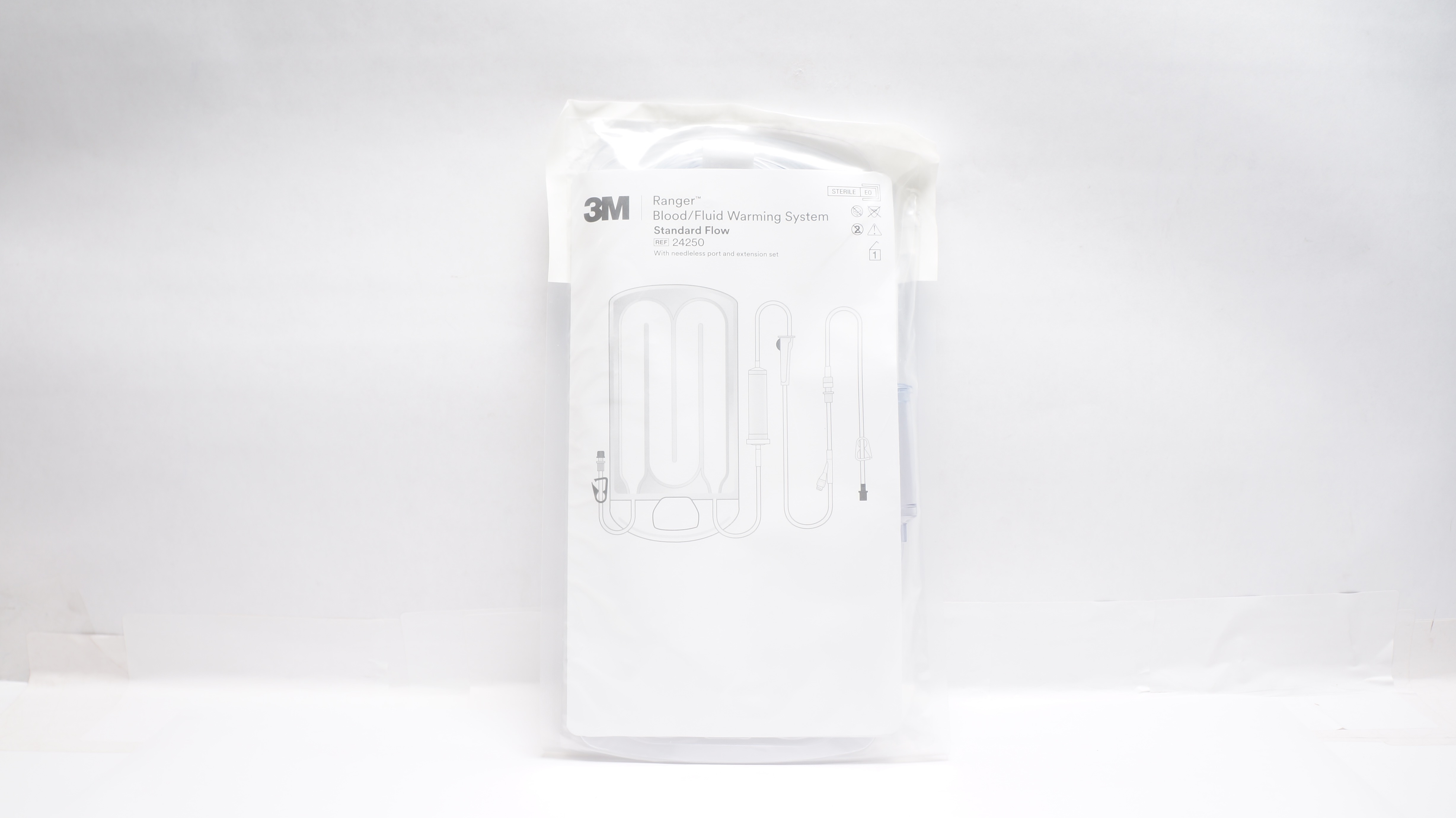 3M 24250 Ranger Standard Flow Blood/Fluid Warming Set with Extension (x)