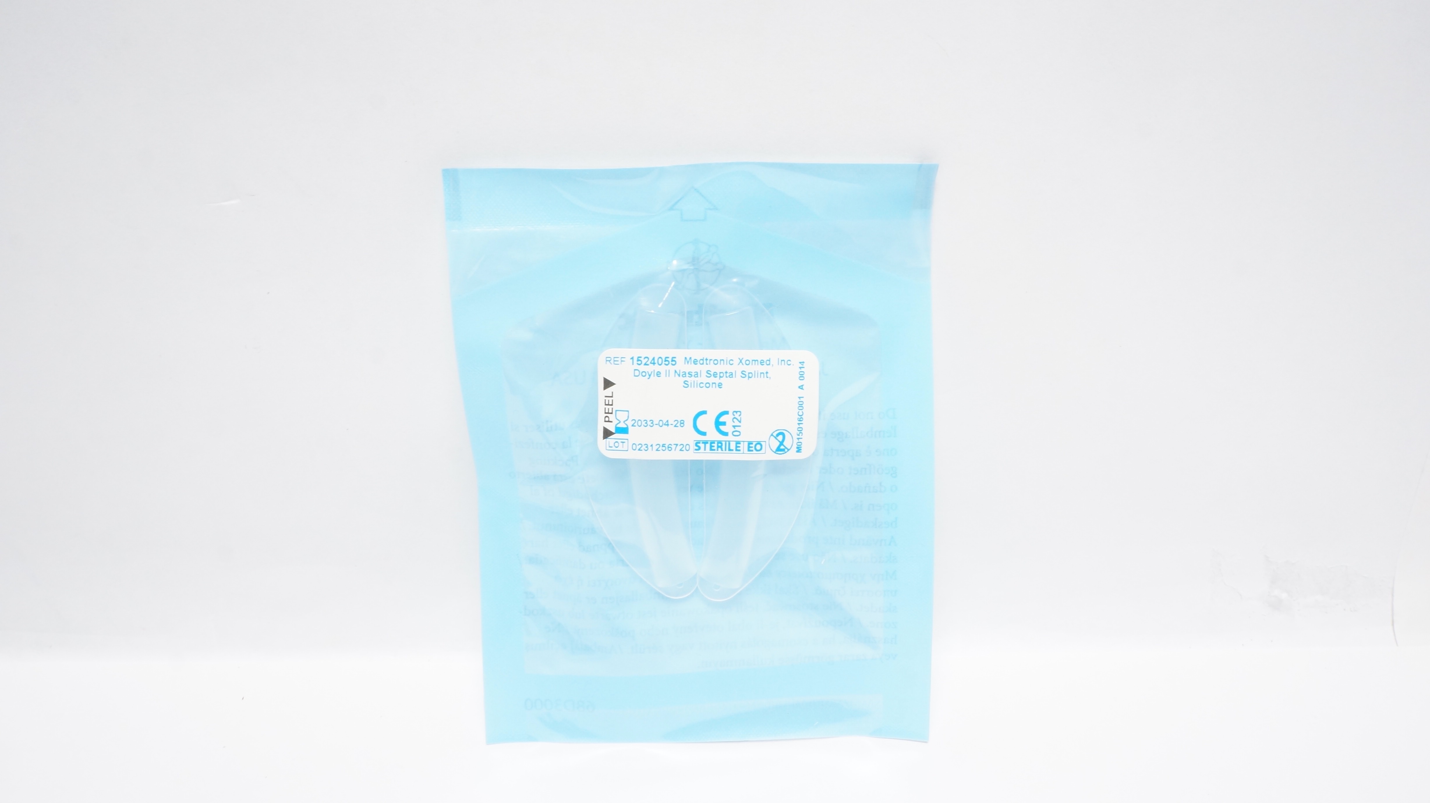 Medtronic 1524055 Doyle II Nasal Septal Splint Silicone