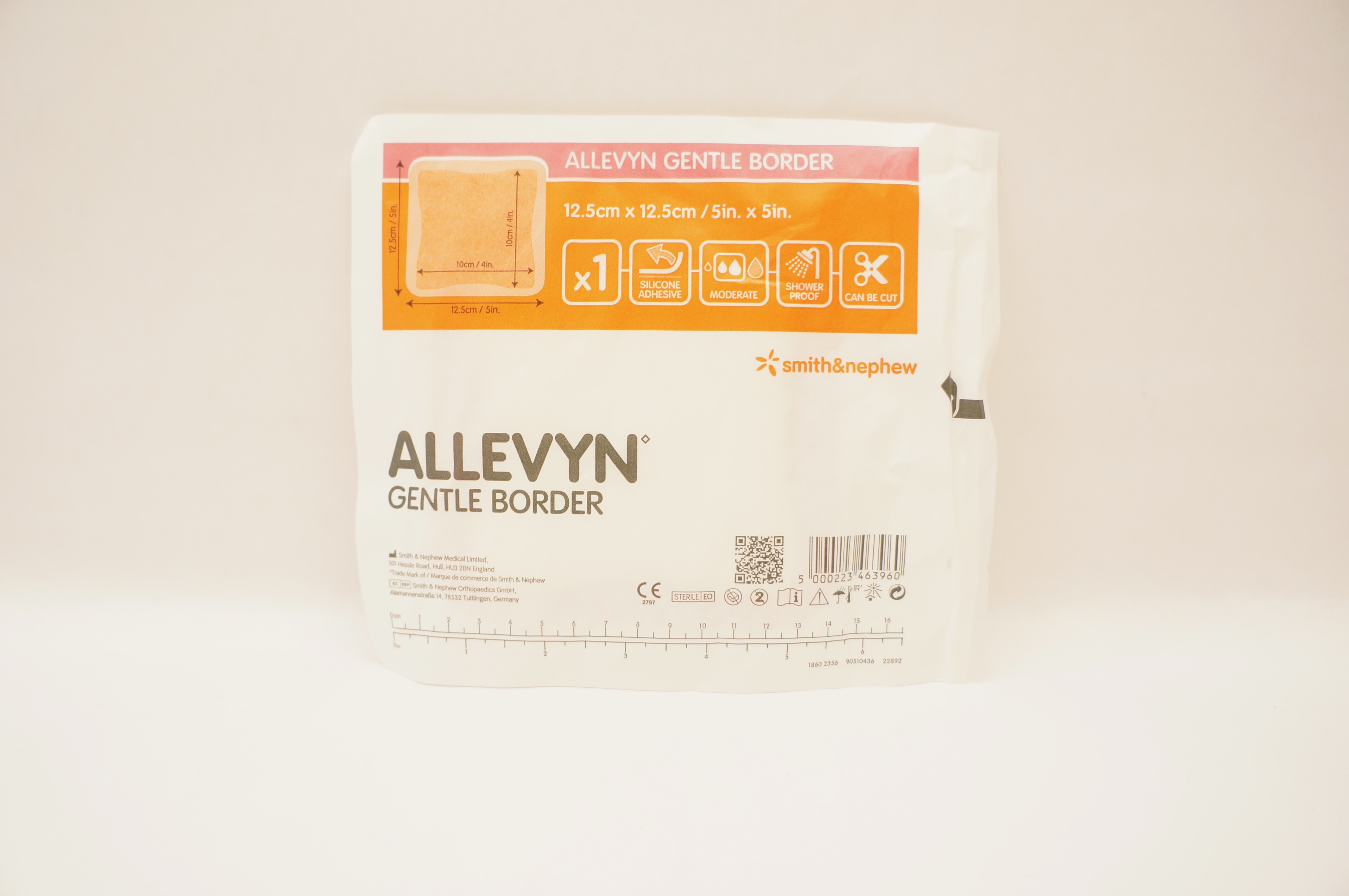 Smith&Nephew 66800279 Allevyn Gentle Border 5inch x 5inch