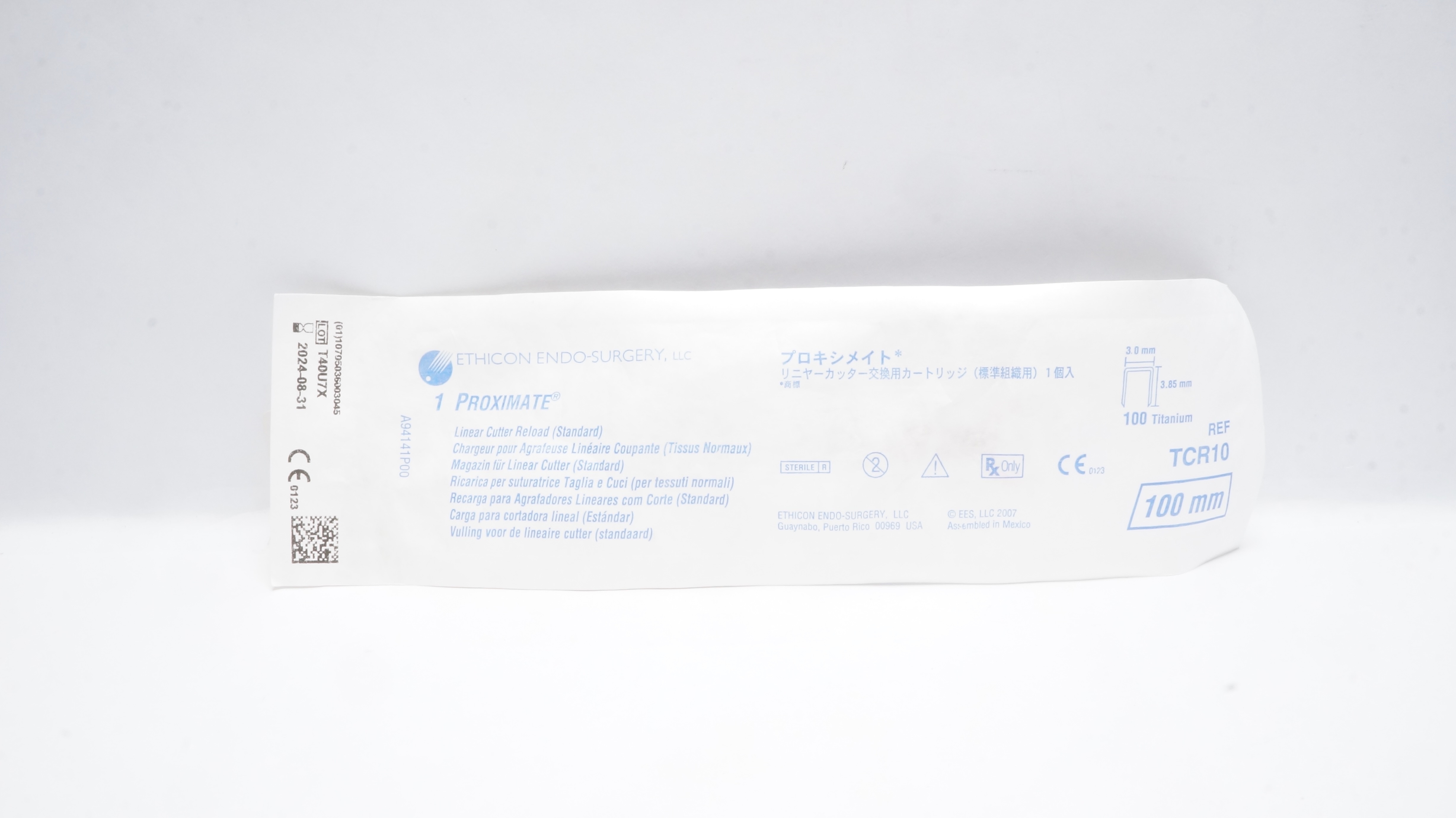 Ethicon TCR10 Endo-Surgery Proximate Linear Cutter Reload 100mm 3.0 x 3.85mm(x)