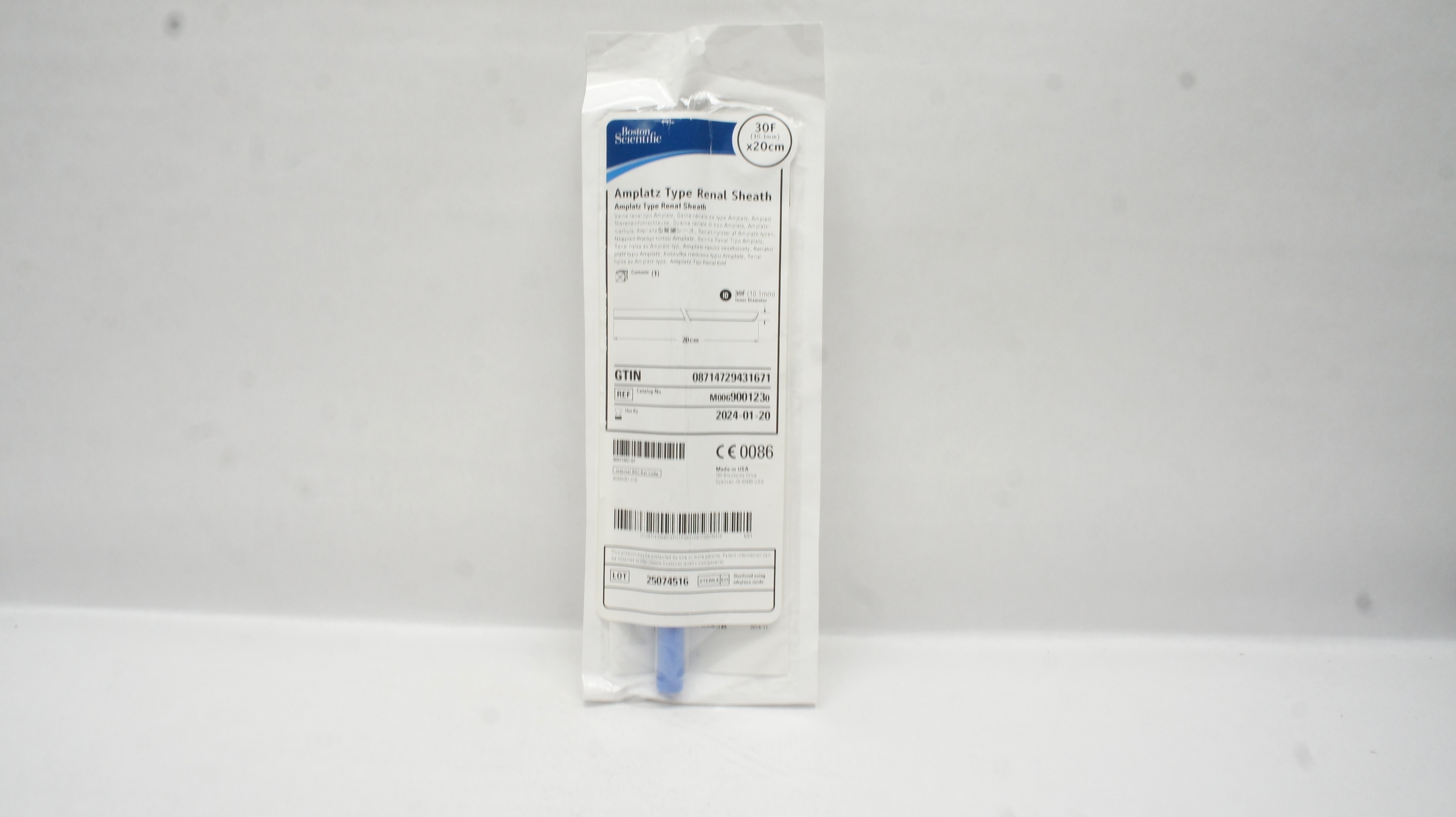 Boston Scientific M0069001230 Amplatz Type Renal Sheath 30F x 20cm (x)