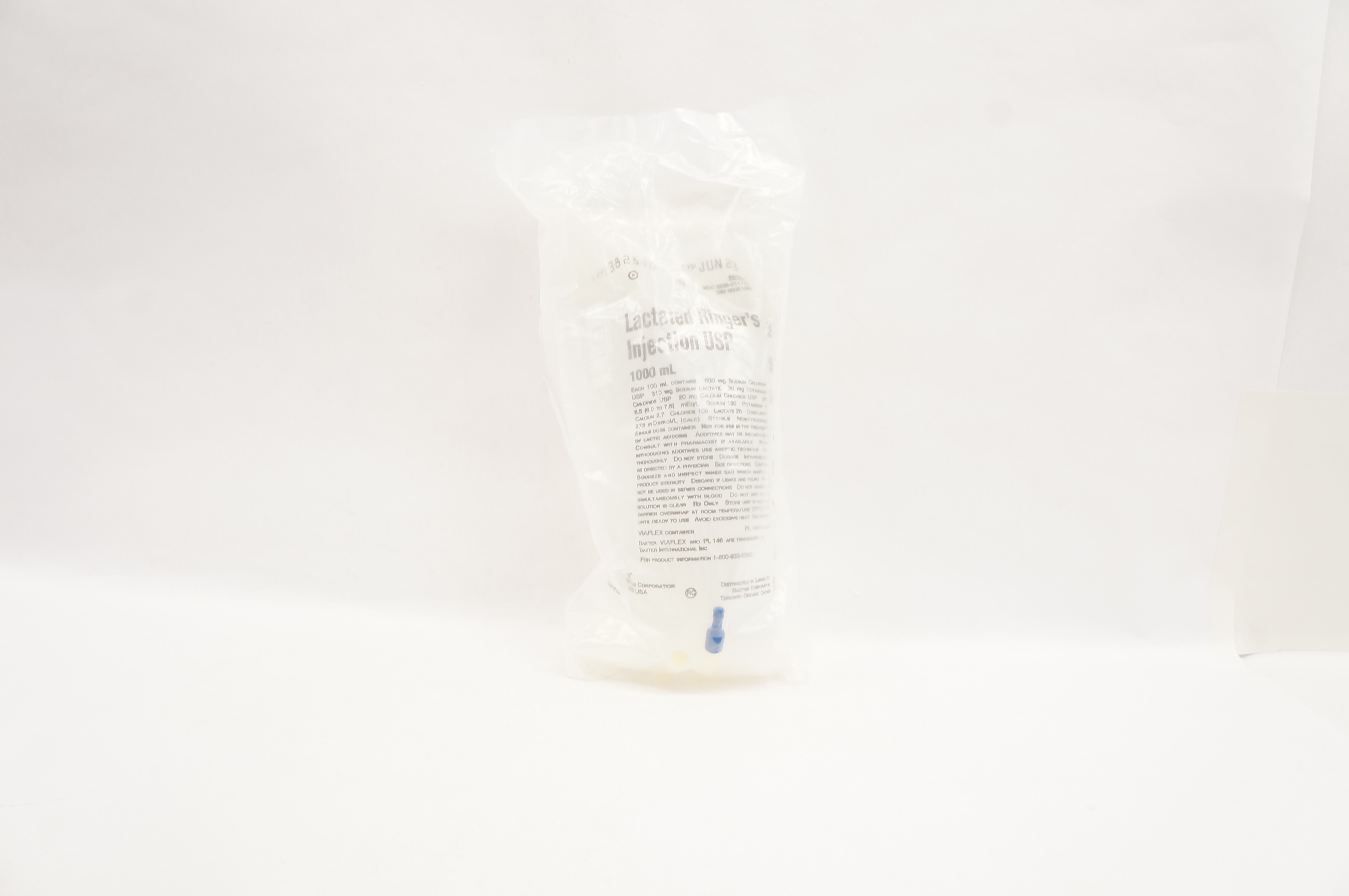 Baxter 2B2324 0.9% Lactated Ringer's Injection USP 1000ml
