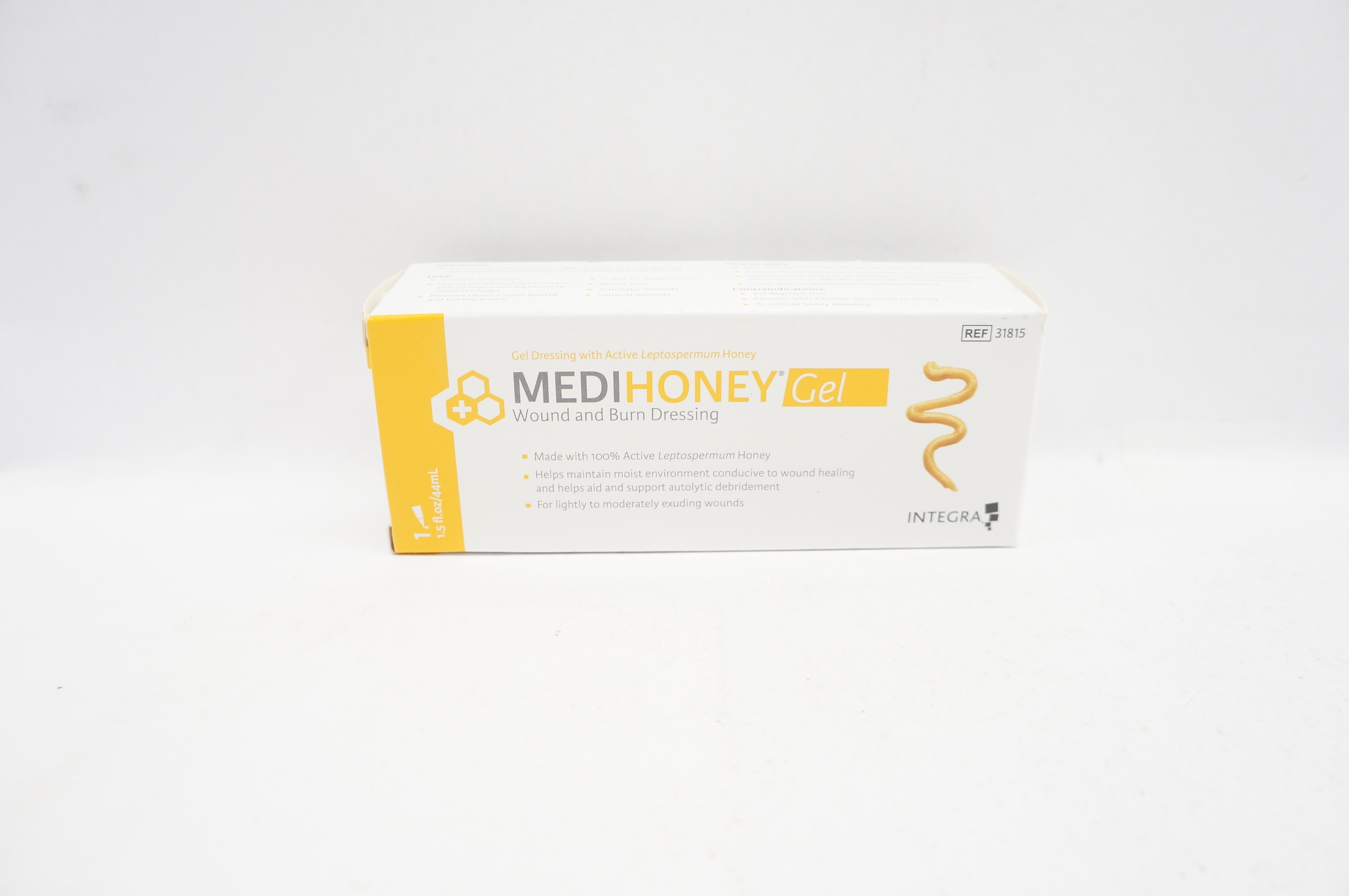 Derma Sciences 31815 Integra MediHoney Gel Wound and Burn Dressing 1.5 fl. oz
