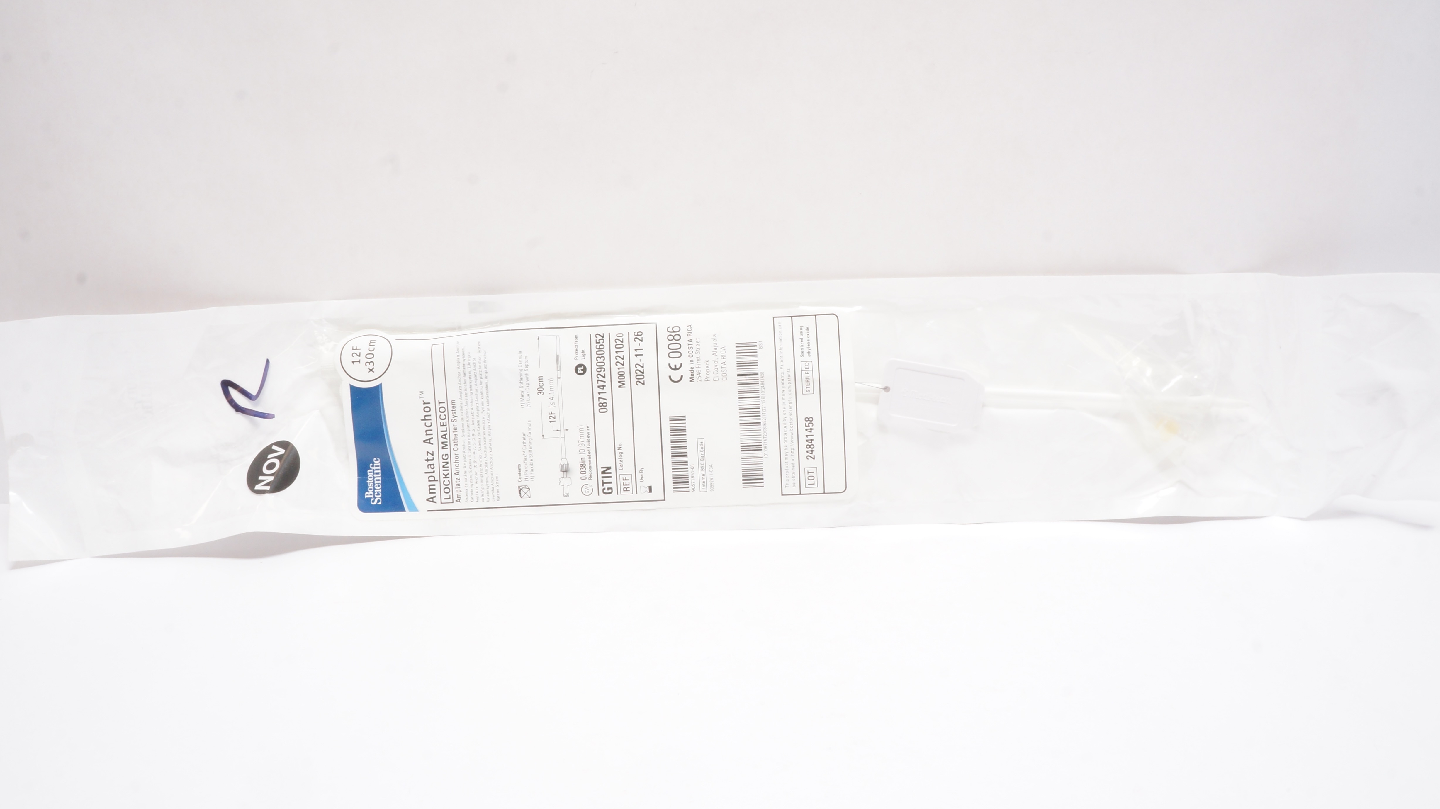 Boston Scientific M001221020 Amplatz Anchor Cath. System 12F x 30cm (x)