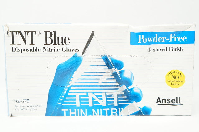 Ansell 92-675 TouchNTuff Nitrile Gloves L - Box of 100