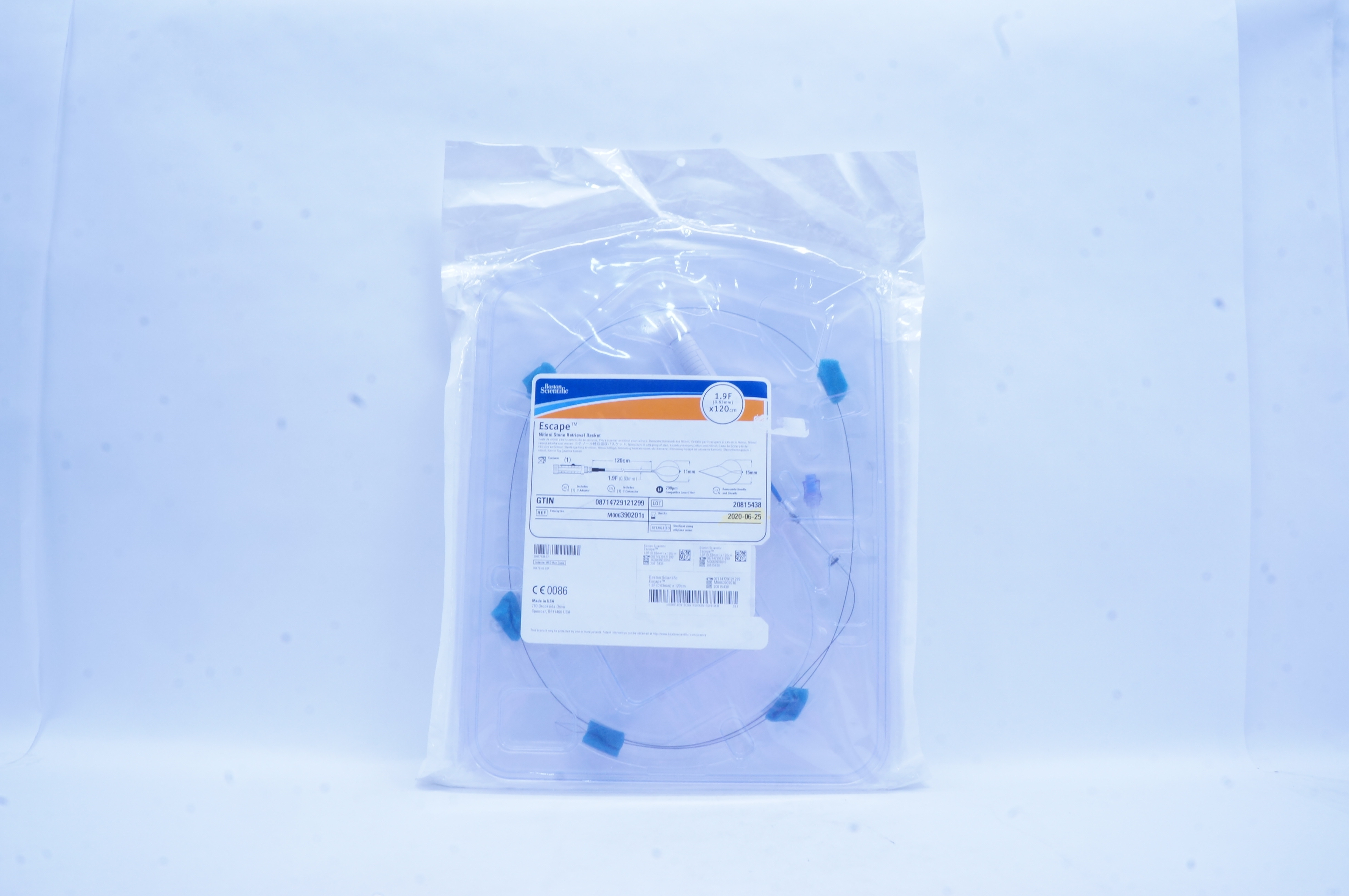 Boston Scientific M0063902010  Nitinol Stone Retrieval Basket, 1.9F x 120cm (x)