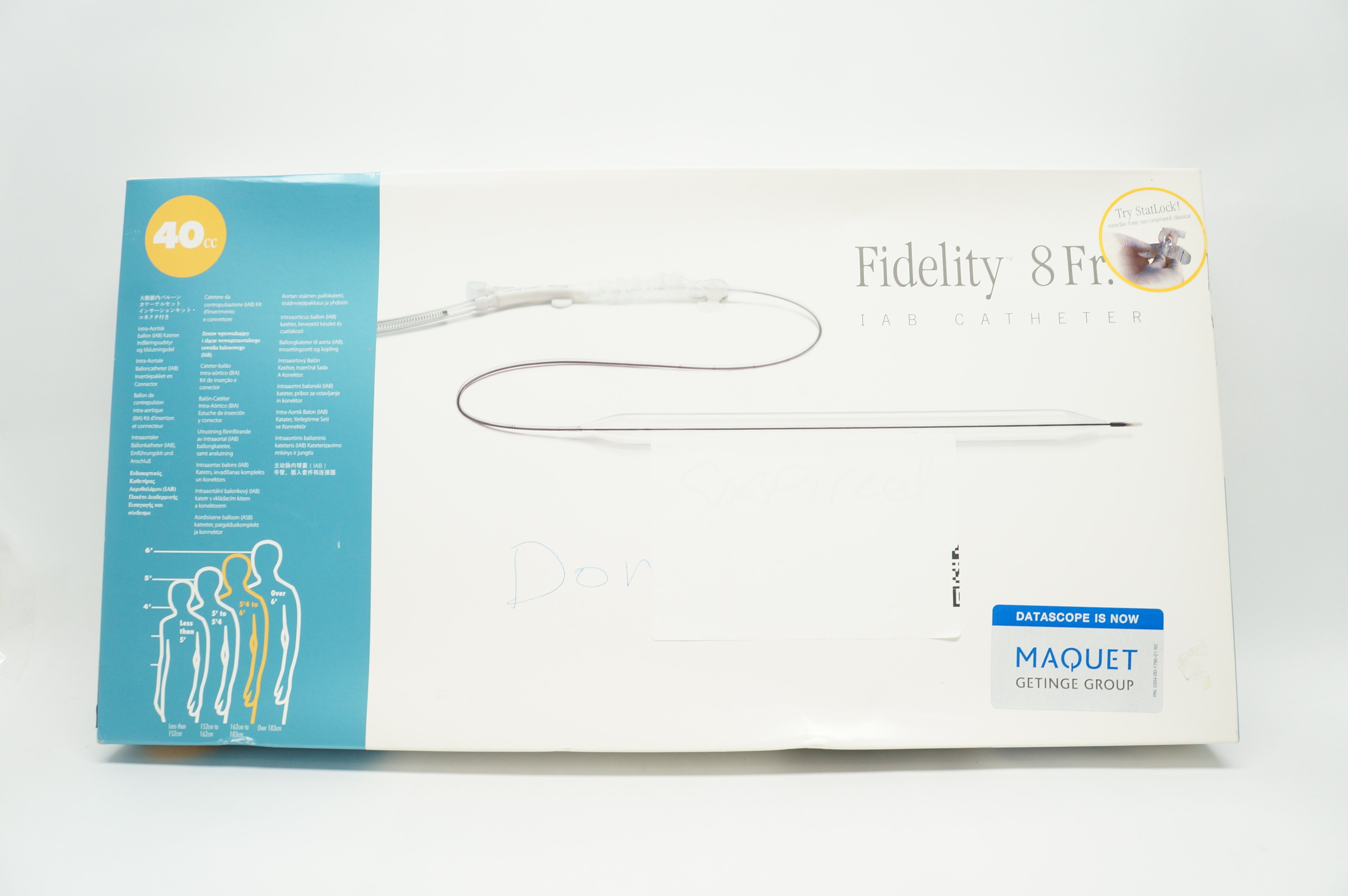 Maquet 0684-00-0431-01 Datascope Fidelity 8Fr  IAB Cath., Insertion Kit (x)